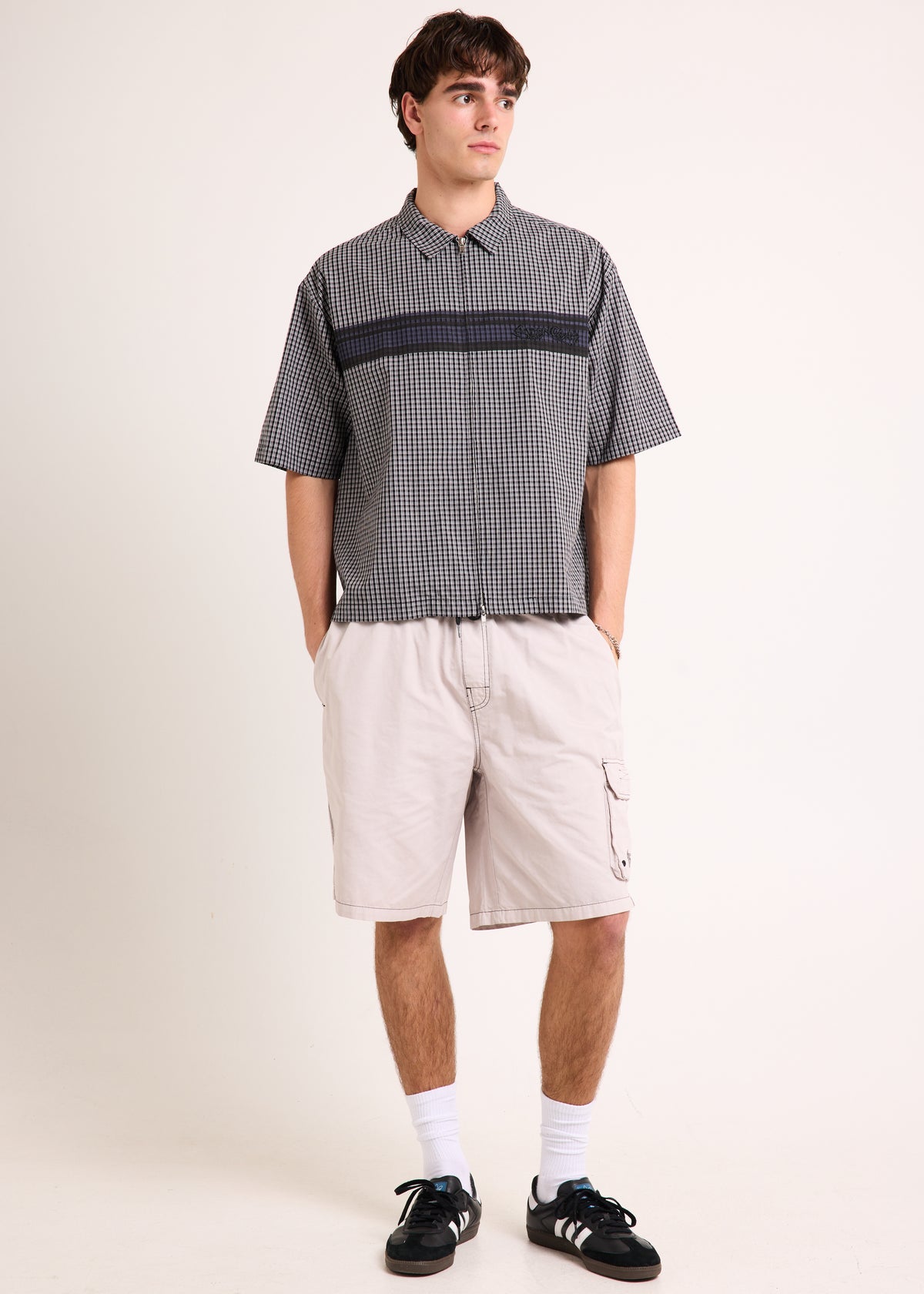 Helix Cargo Boardshorts WHITE
