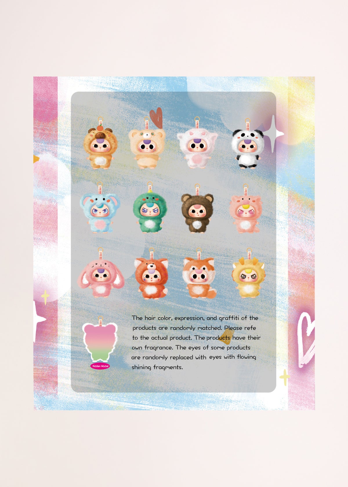 De Lovely Series Plush Blind Box ASSORTED