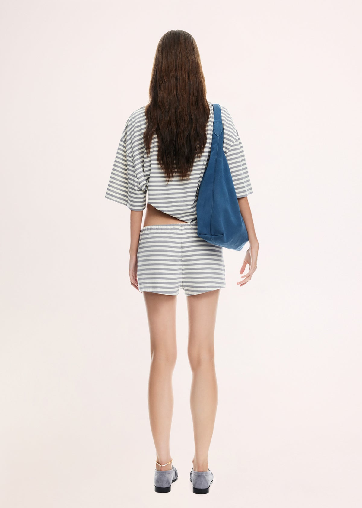 Bloom Short Sleeve T-Shirt ASH STRIPE