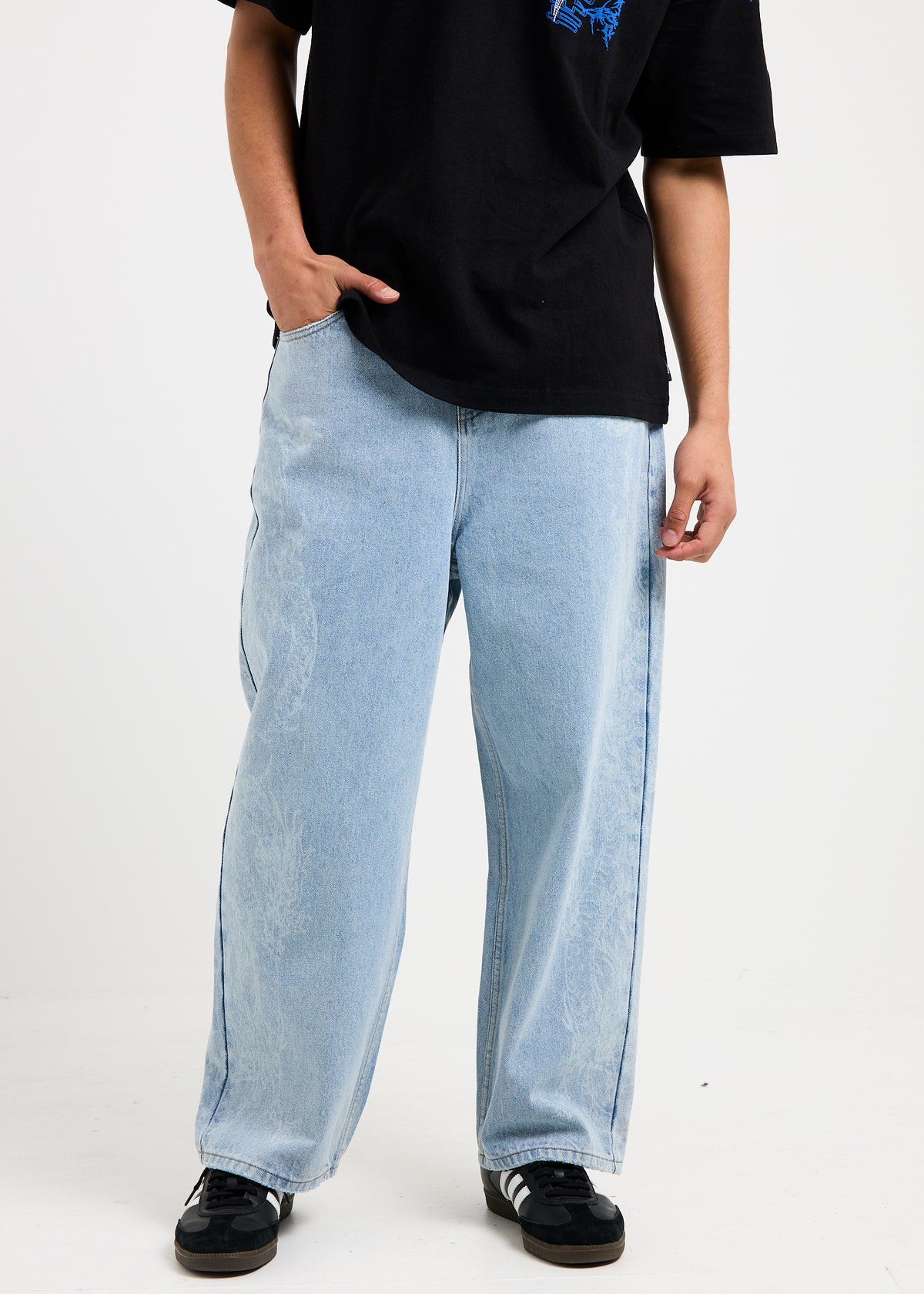 Sliver Denim Jeans WORN BLUE
