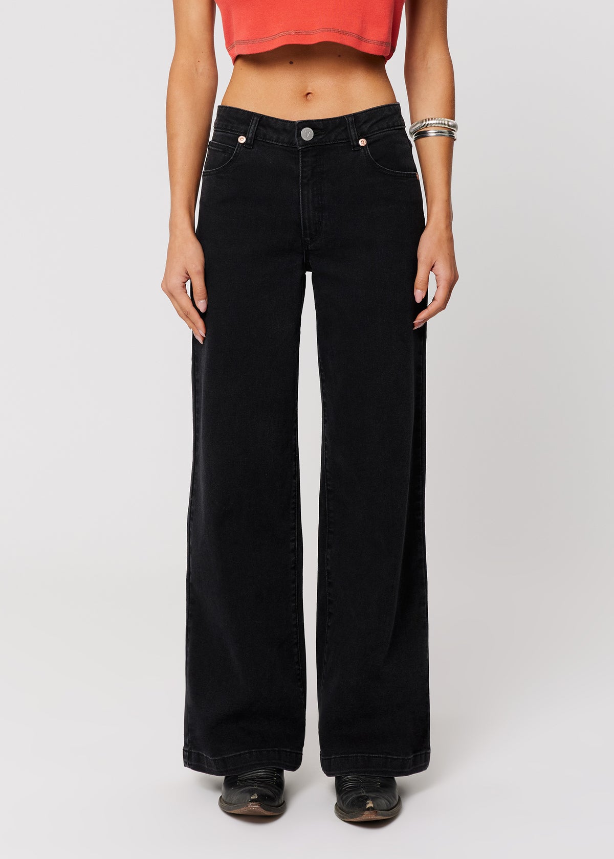 95 Mid & Wide Denim Jeans Brie BRIE
