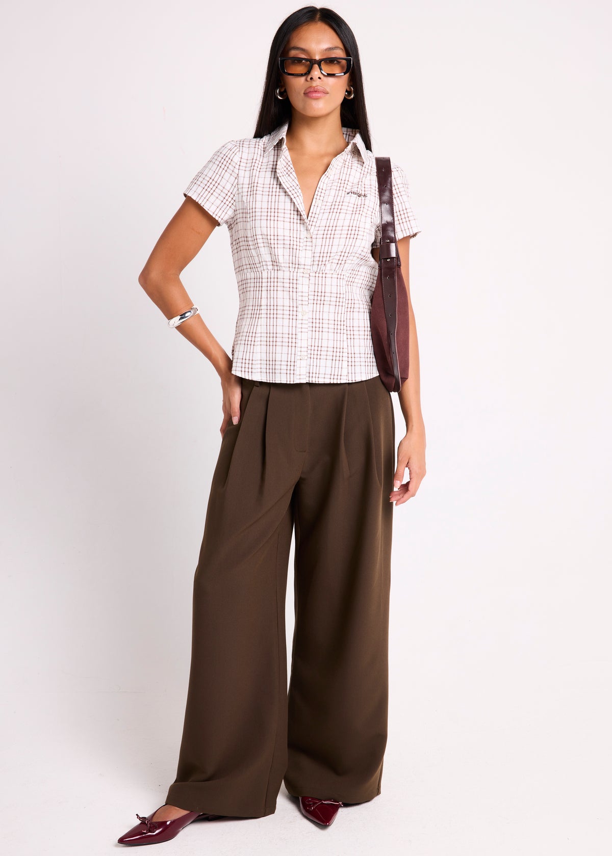Devon Puckered Check Shirt ASSORTED
