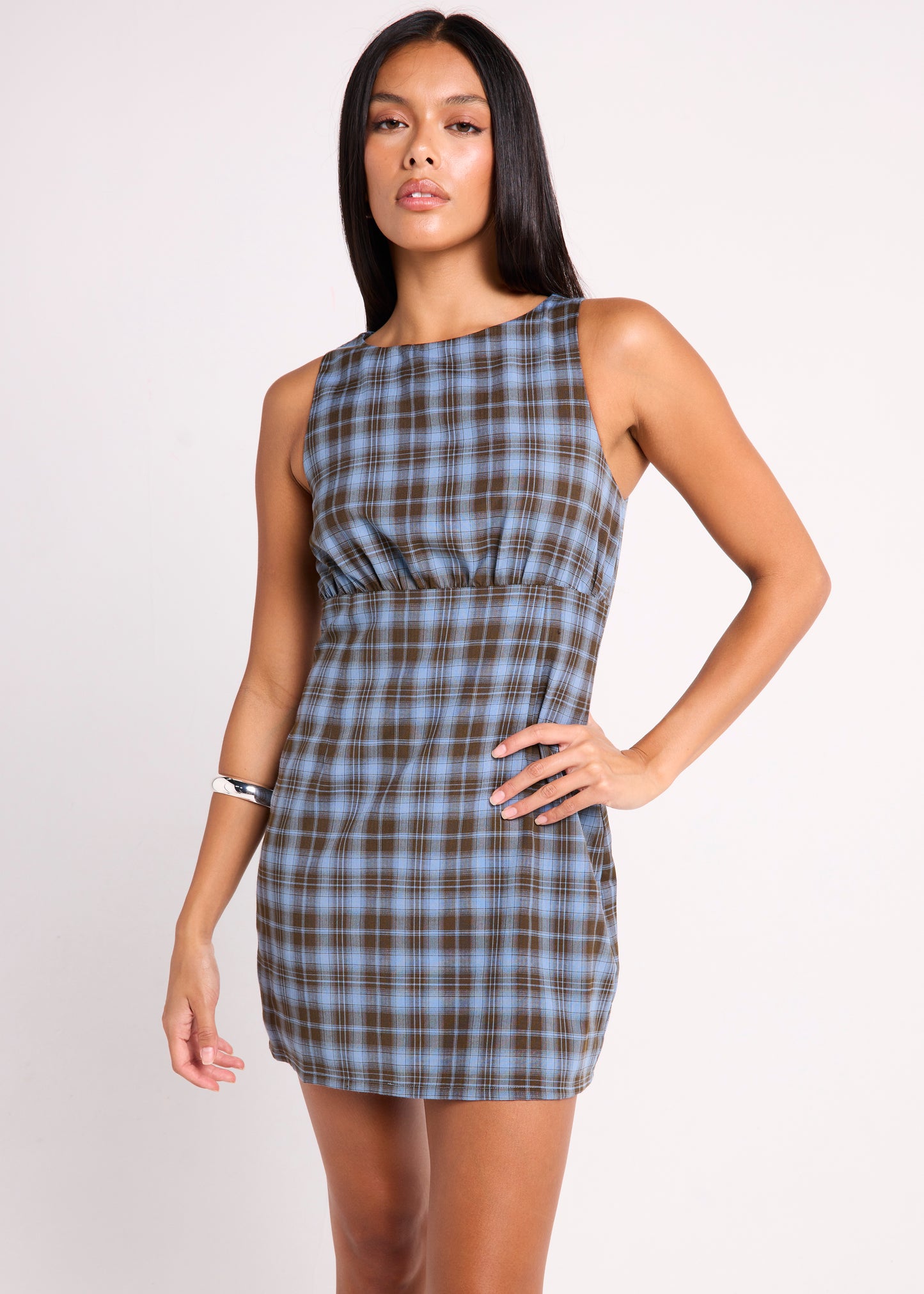 Addison Check Shift Dress