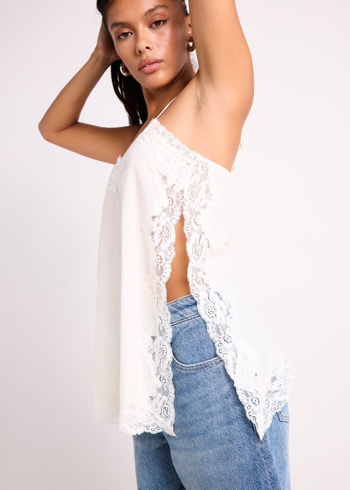 Alessia Lace Cami Top OAT