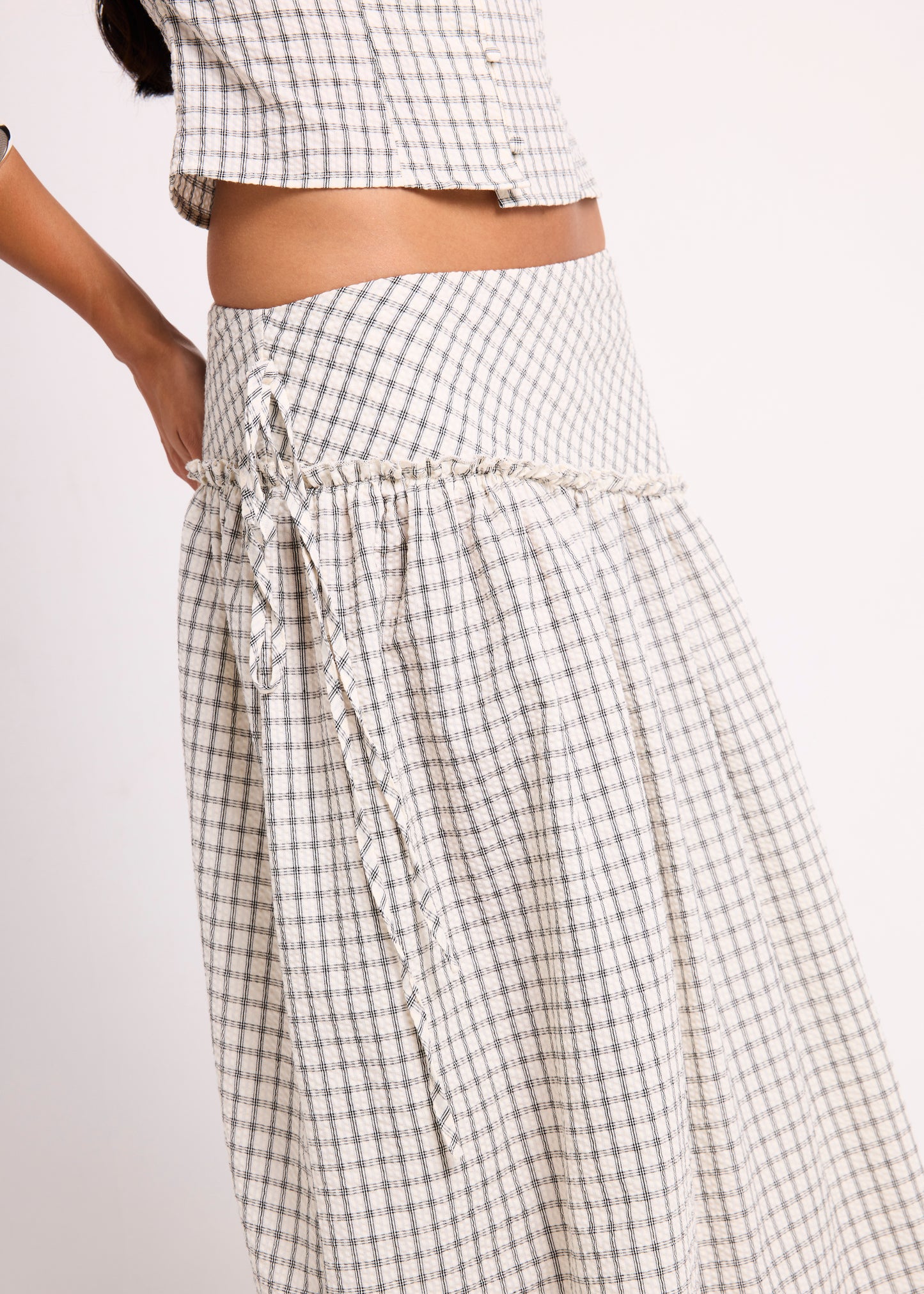 Freydis Check Skirt