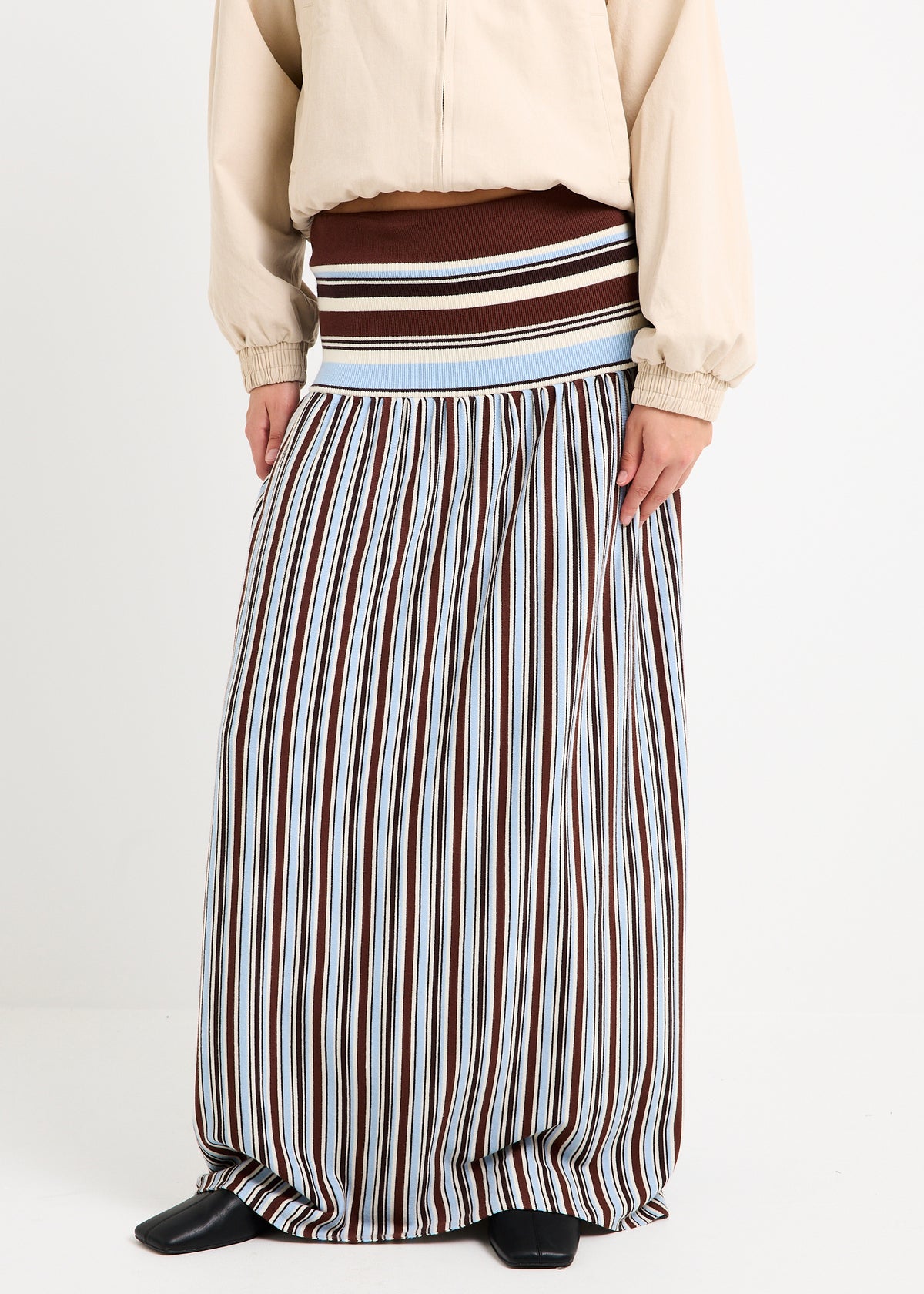 Sirena Striped Maxi Skirt STRIPE