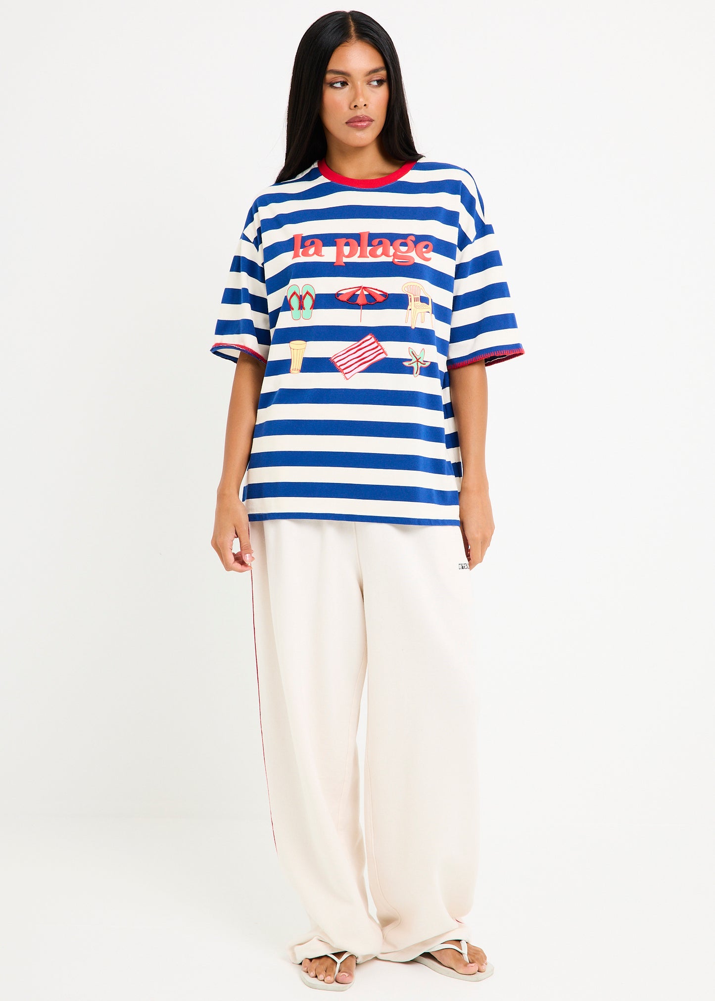 La Plage Stripe Short Sleeve T-Shirt