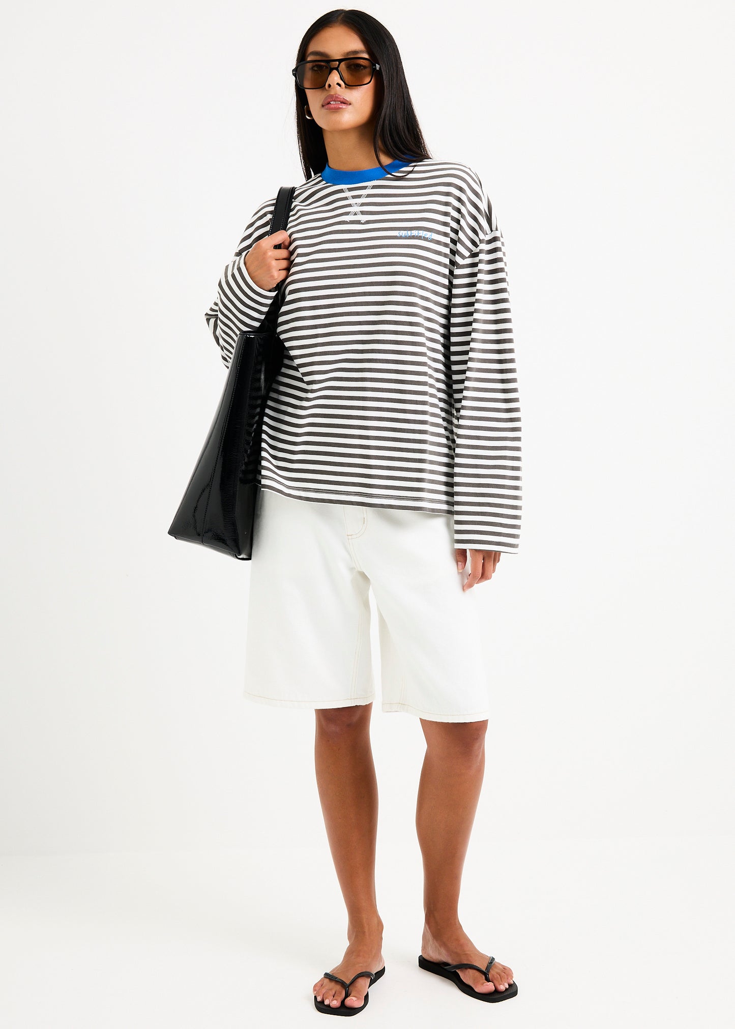 Hilo Striped Long Sleeve Top