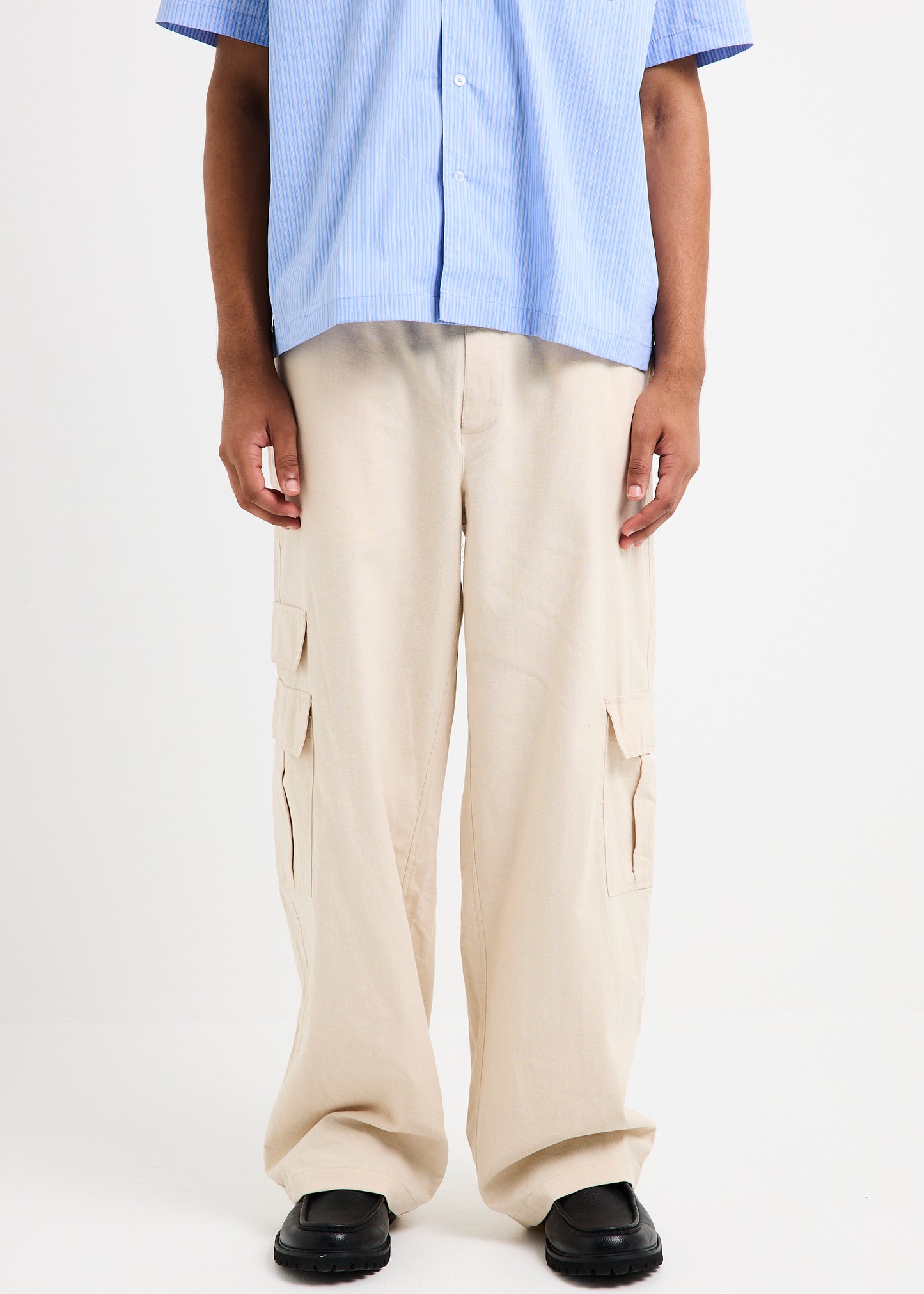 Naples Cargo Linen Pants