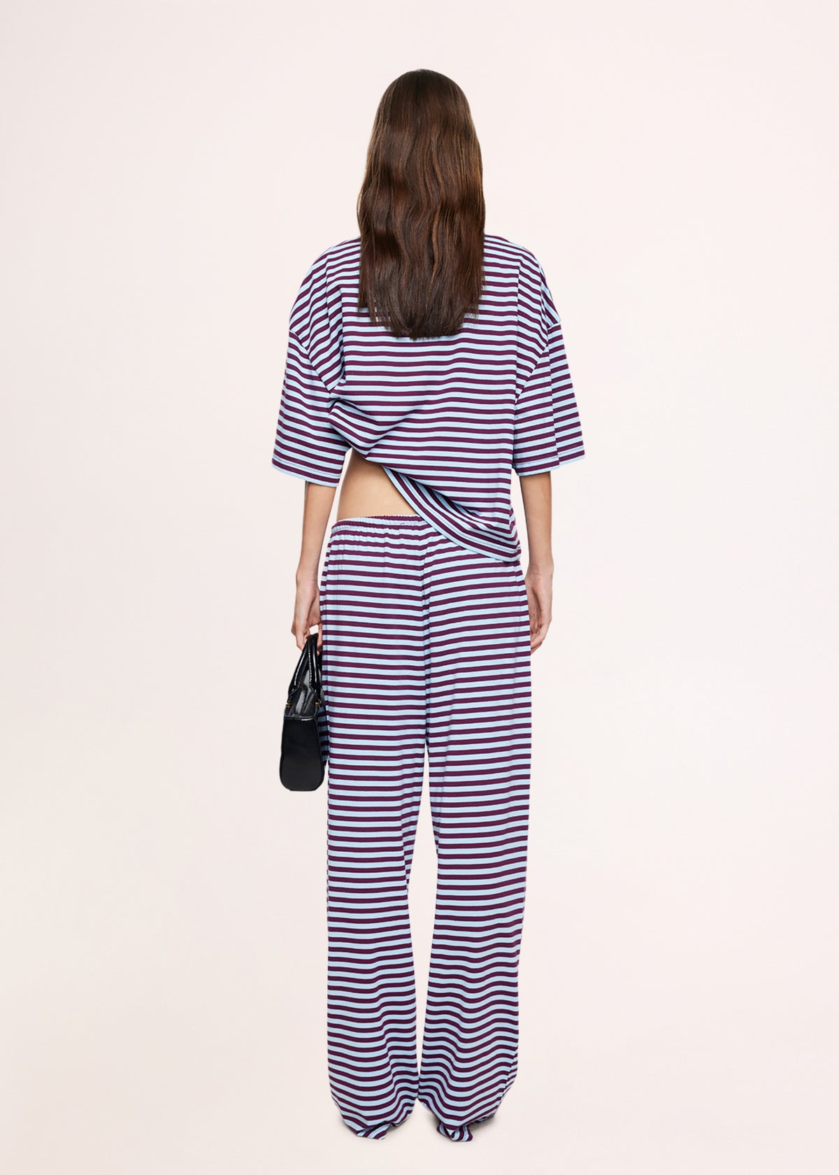Bloom Pants EGGPLANT SEA STRIPE