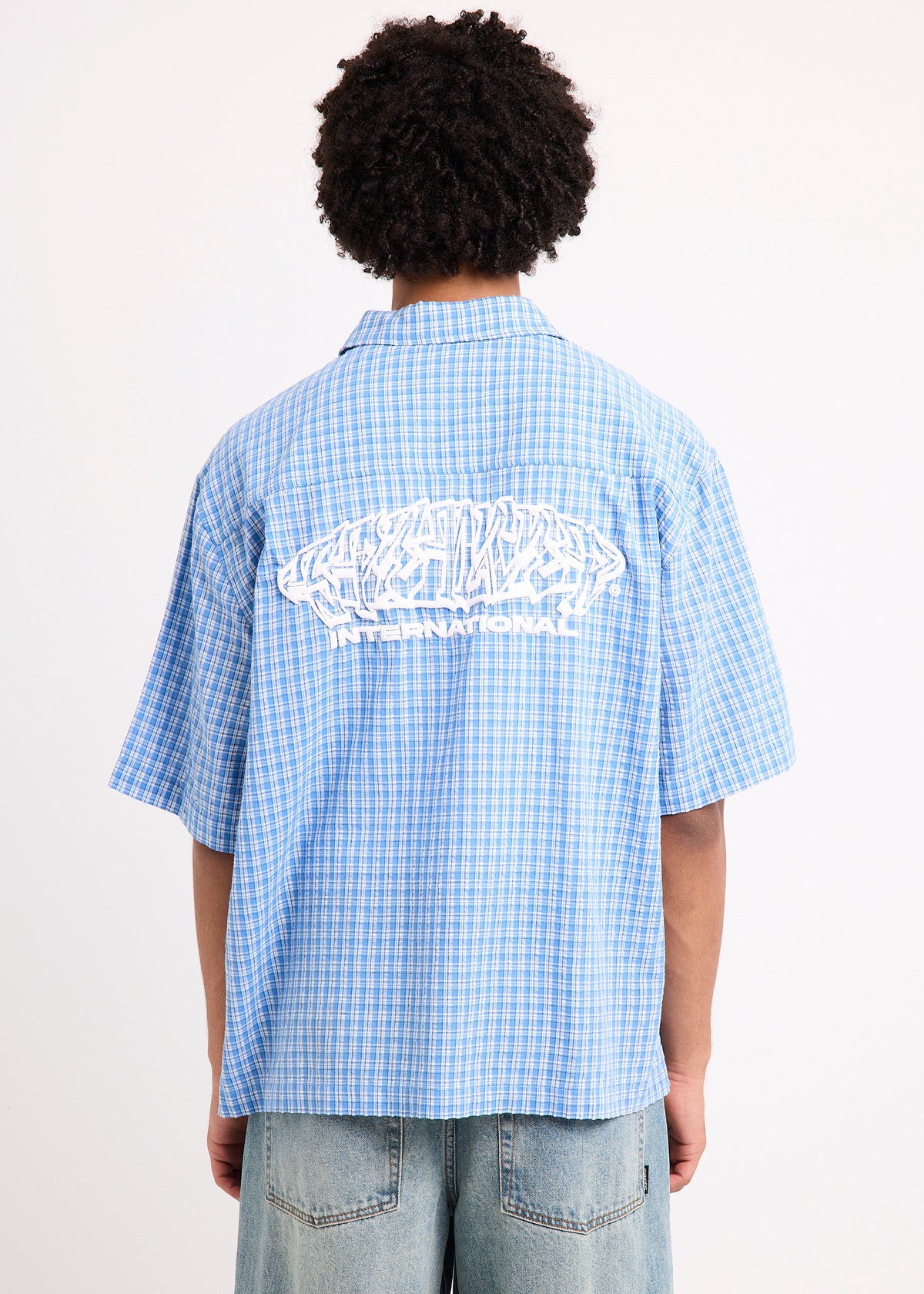 Globe Skate Short Sleeve Shirt BLUE
