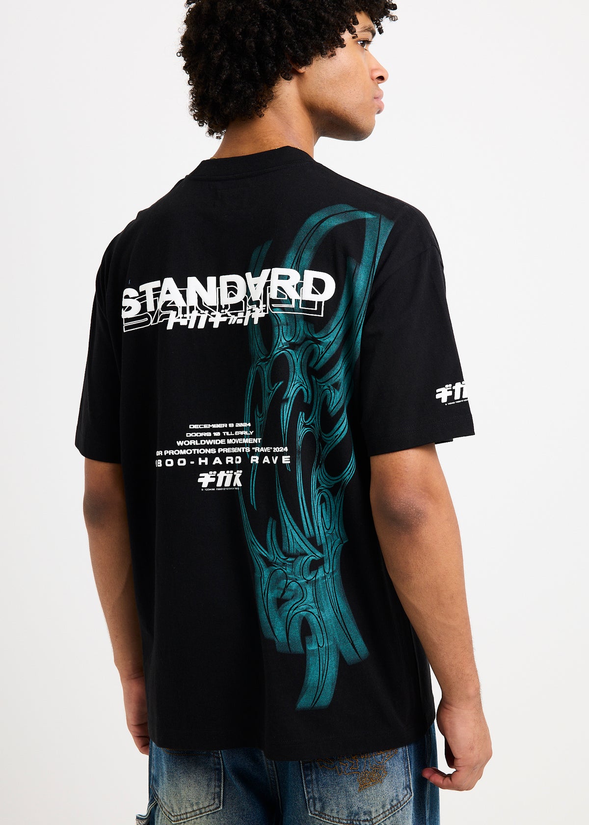 Neo Tribal T-Shirt BLACK