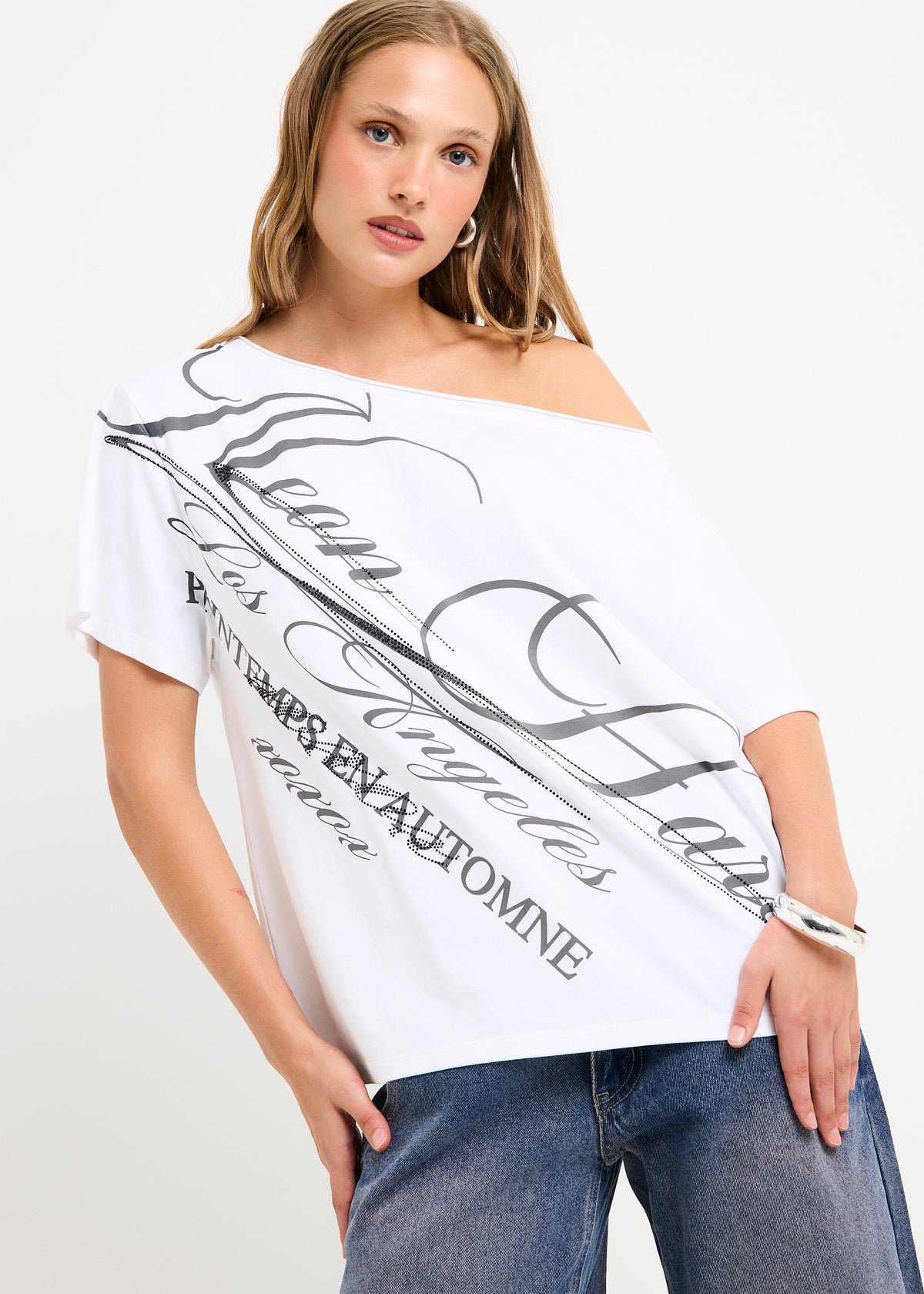 Sakura One Shoulder Top MULTI
