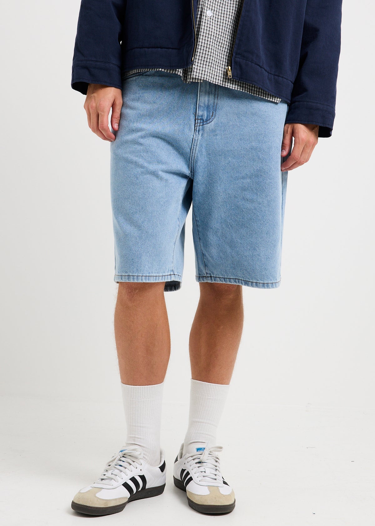 EMB 5-Pocket Denim Shorts SUPER LIGHT