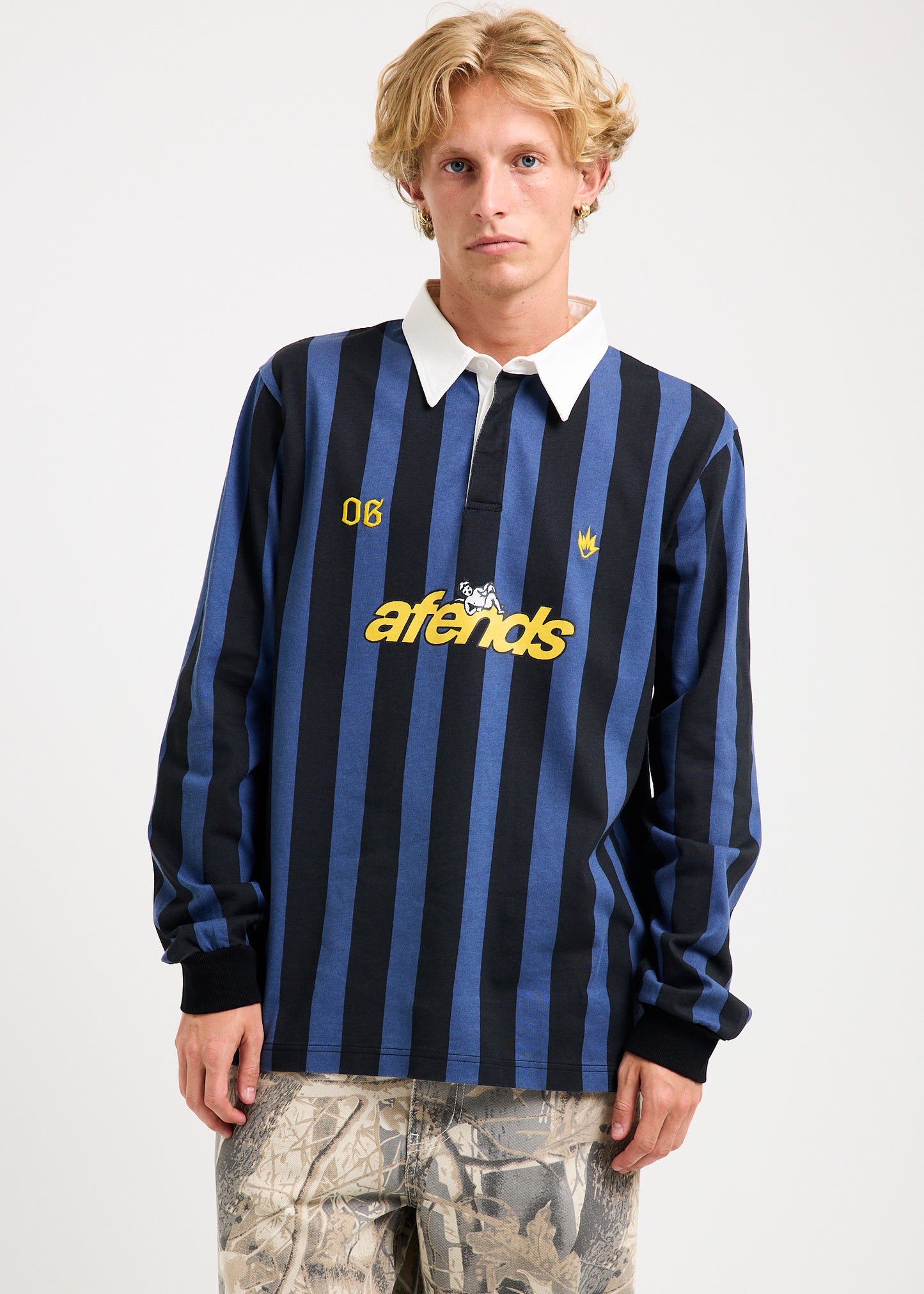 Angel Boy Rugby Long Sleeve Tee