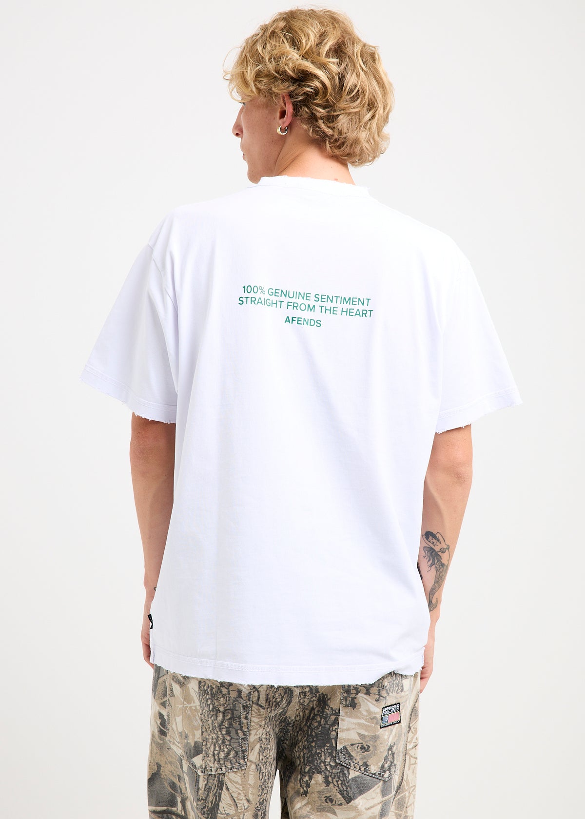 Genuine Sentiment Heavyweight Boxy T-Shirt WHITE