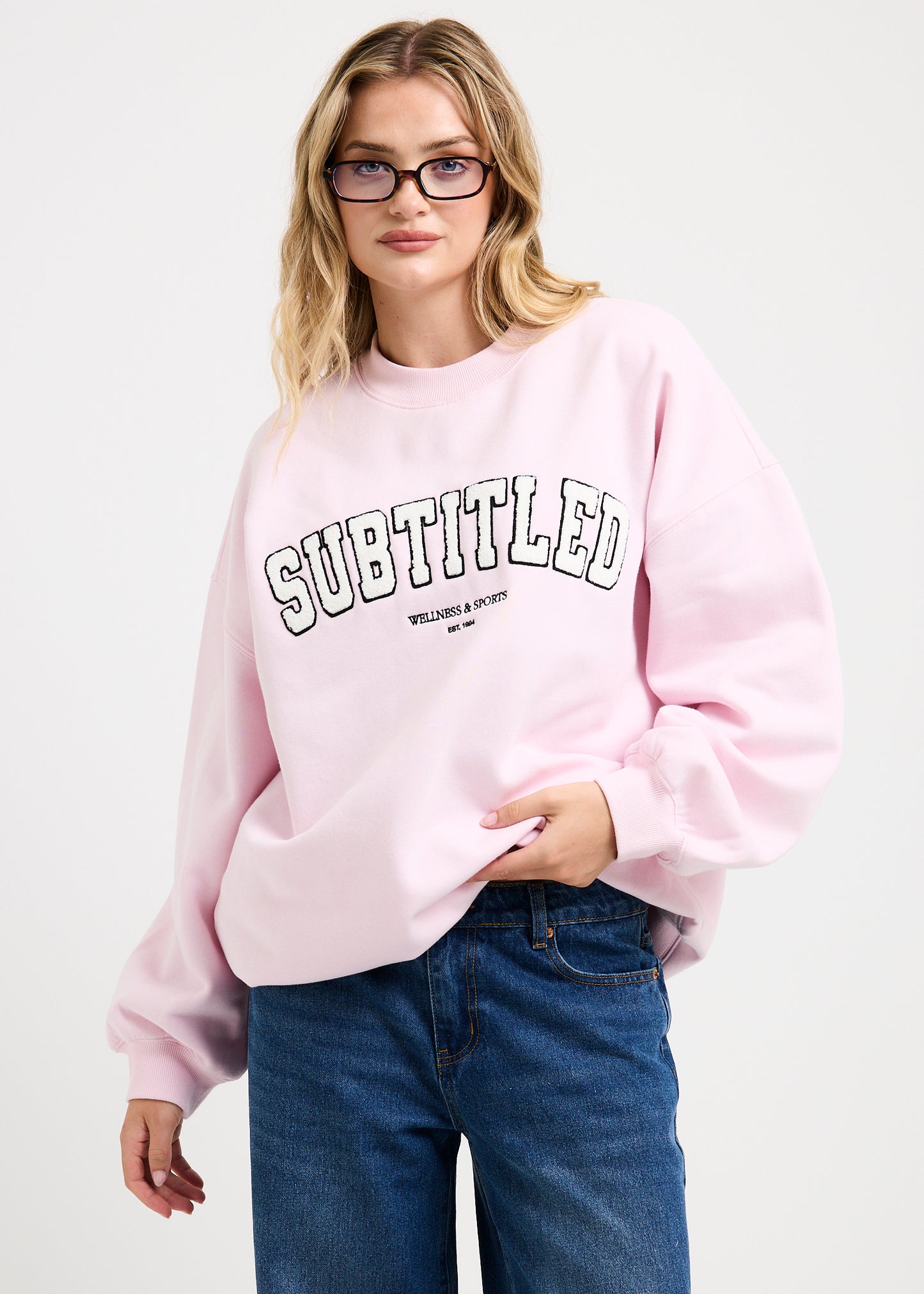 NYC Oversized Crew Neck Jumper