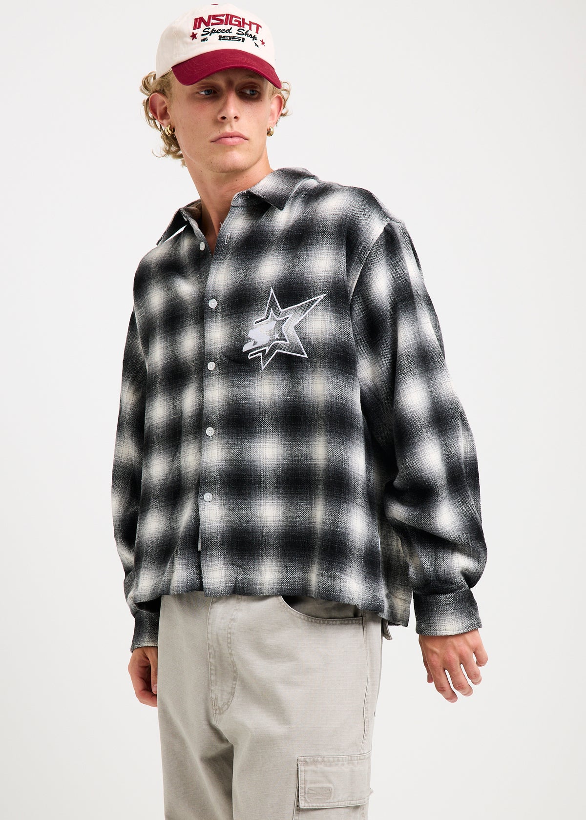 Trademark Long Sleeve Shirt GREY