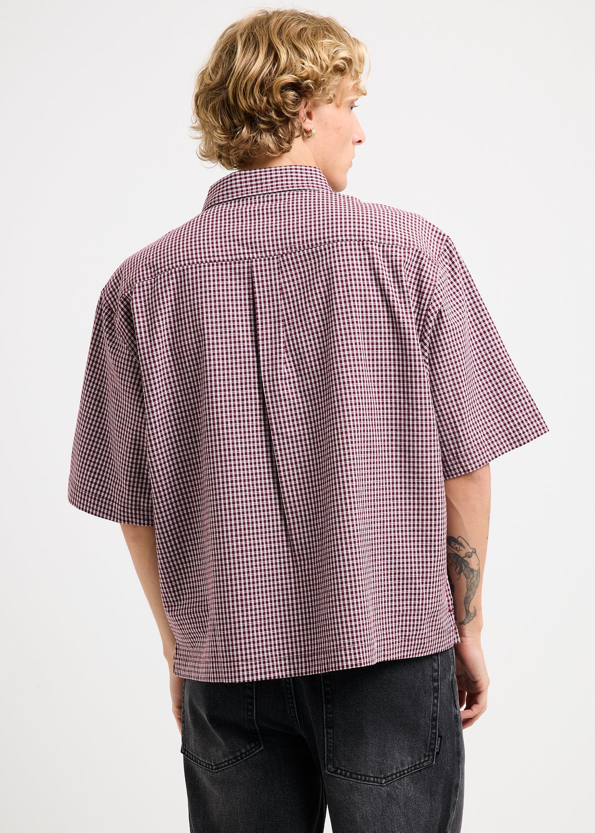 Hyperbole Short Sleeve Shirt BROWN