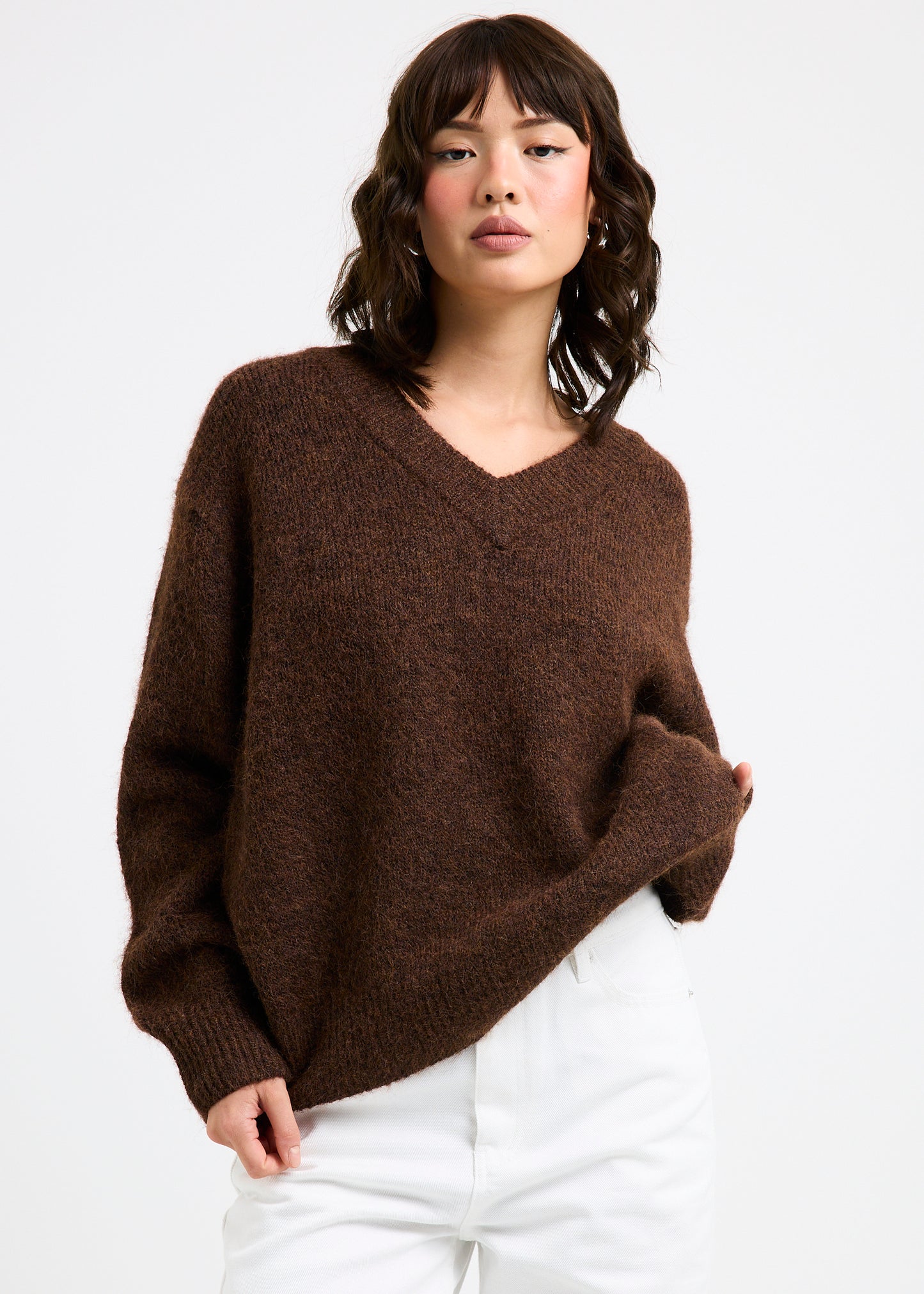 Grace V Neck Knit Jumper