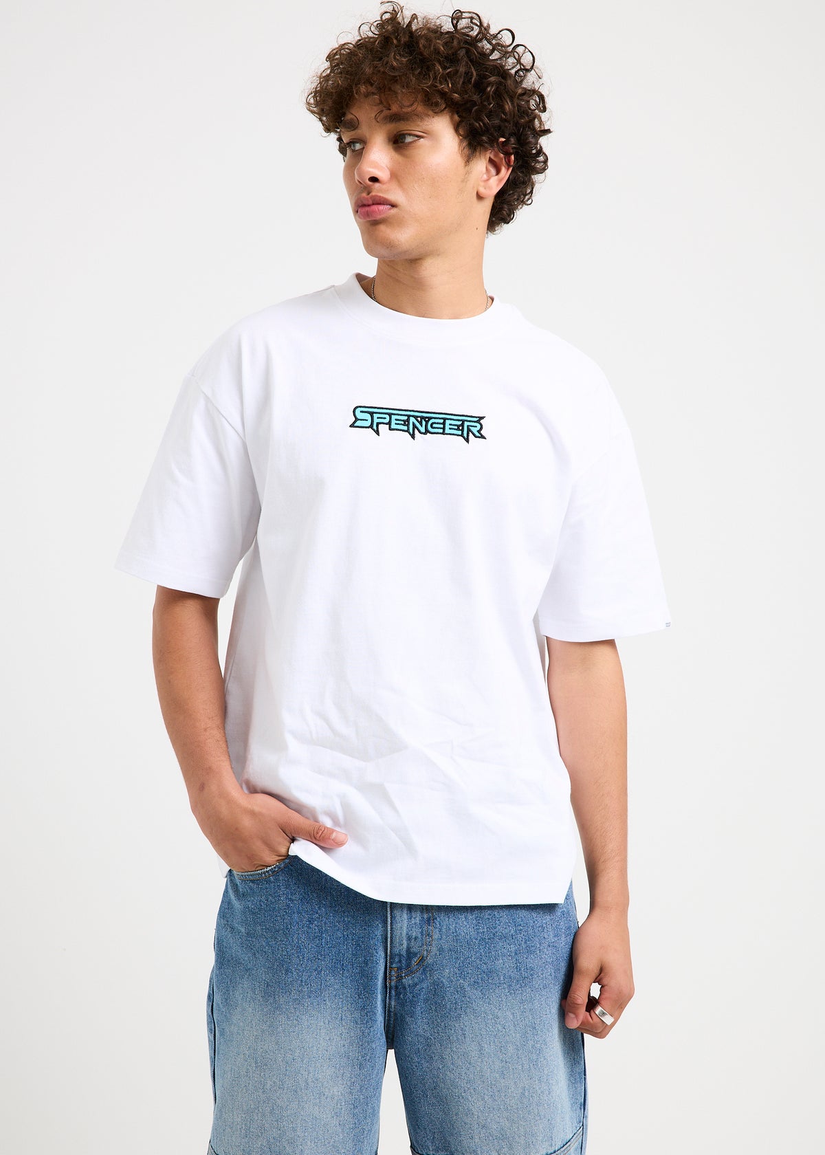 Street Block T-Shirt WHITE
