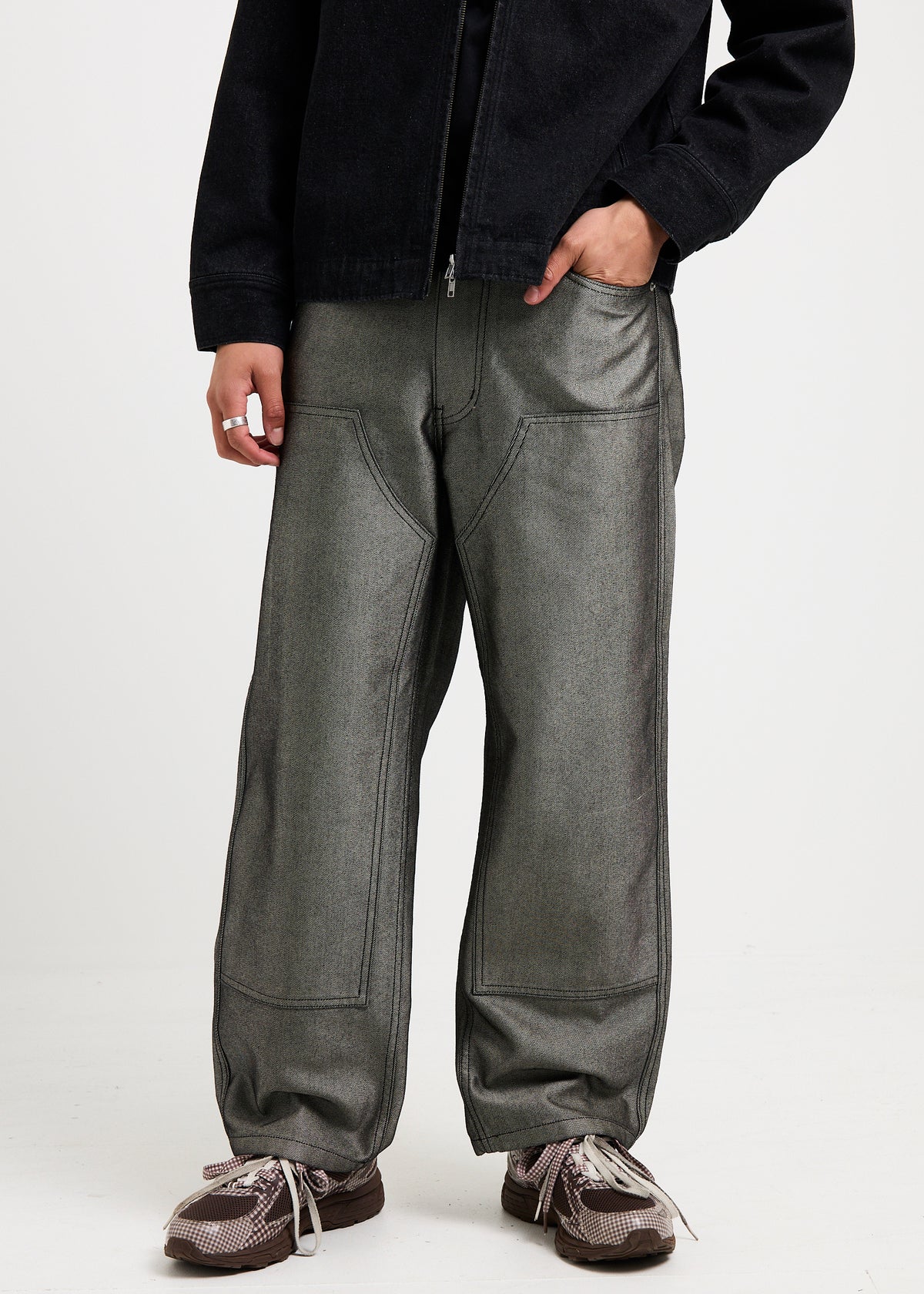 Roam Tech Jeans SILVER BLACK