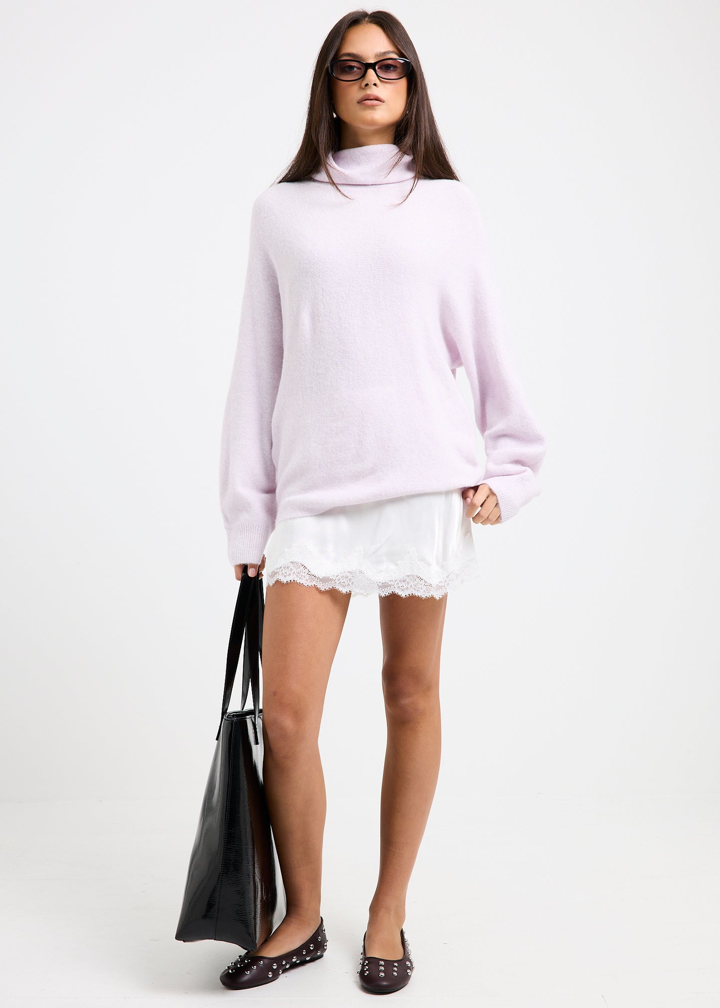 Anna Cowl Batwing Knit Jumper