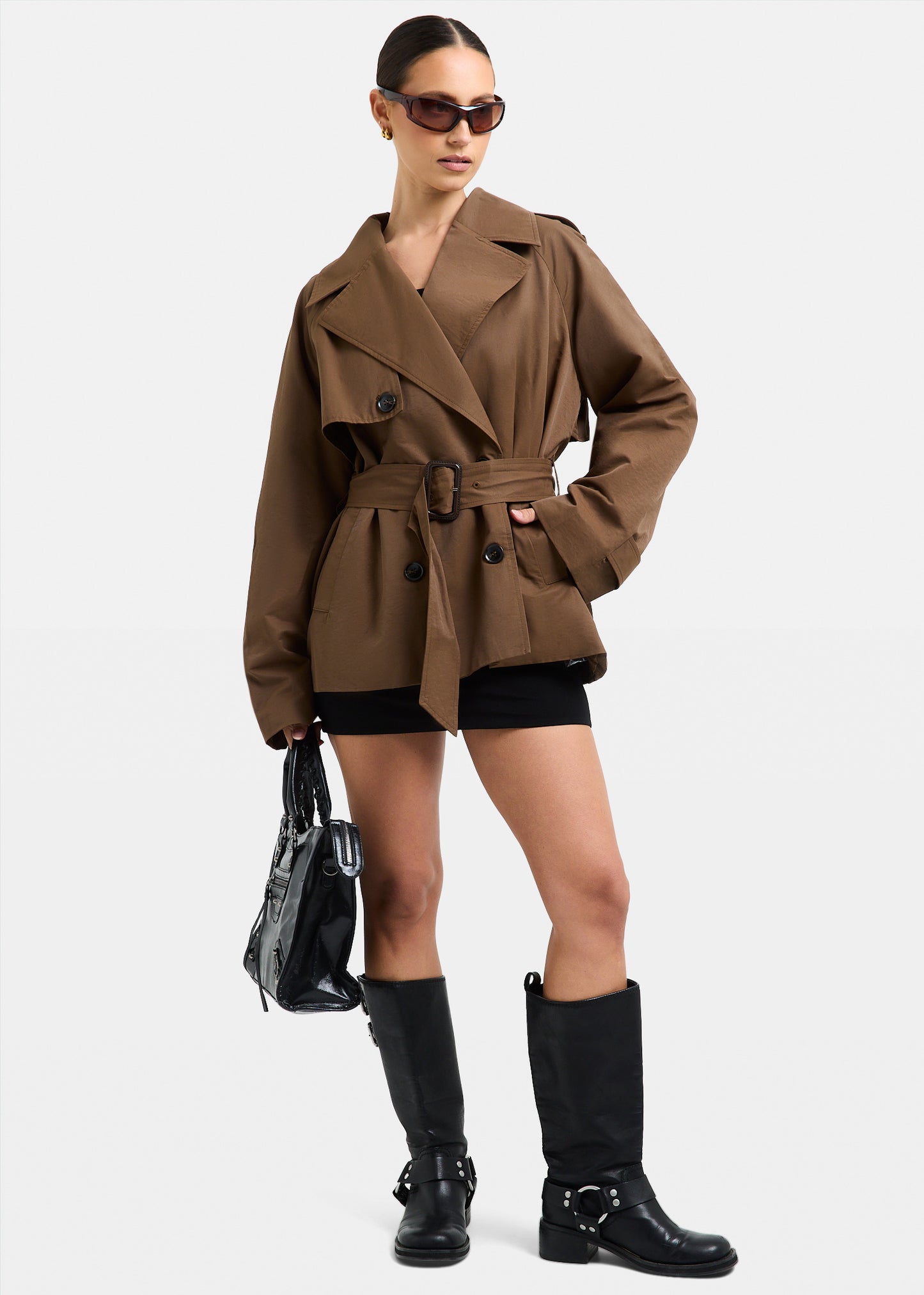 Tessa Cinched Trench Coat