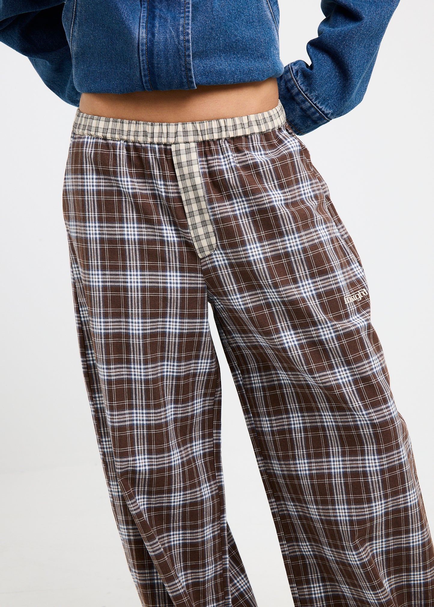 Edith Check Pants
