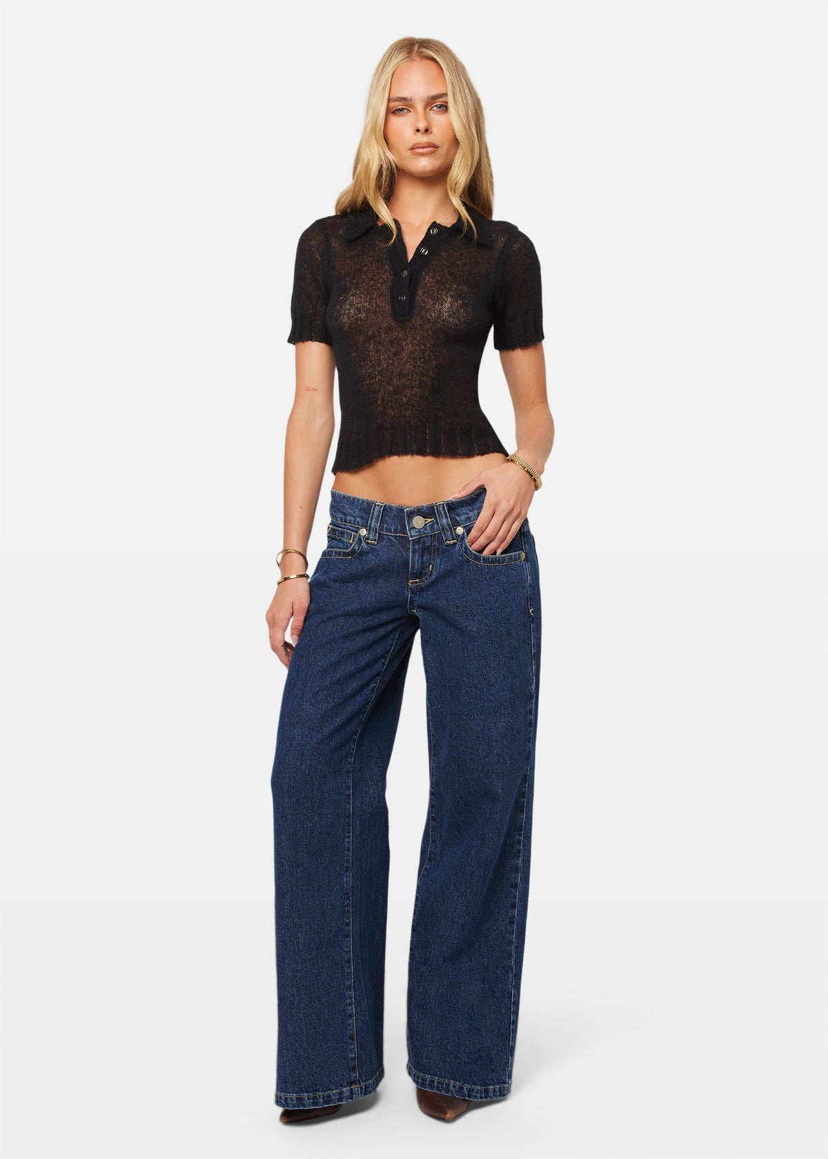 00 Super Low Wide Denim Jeans