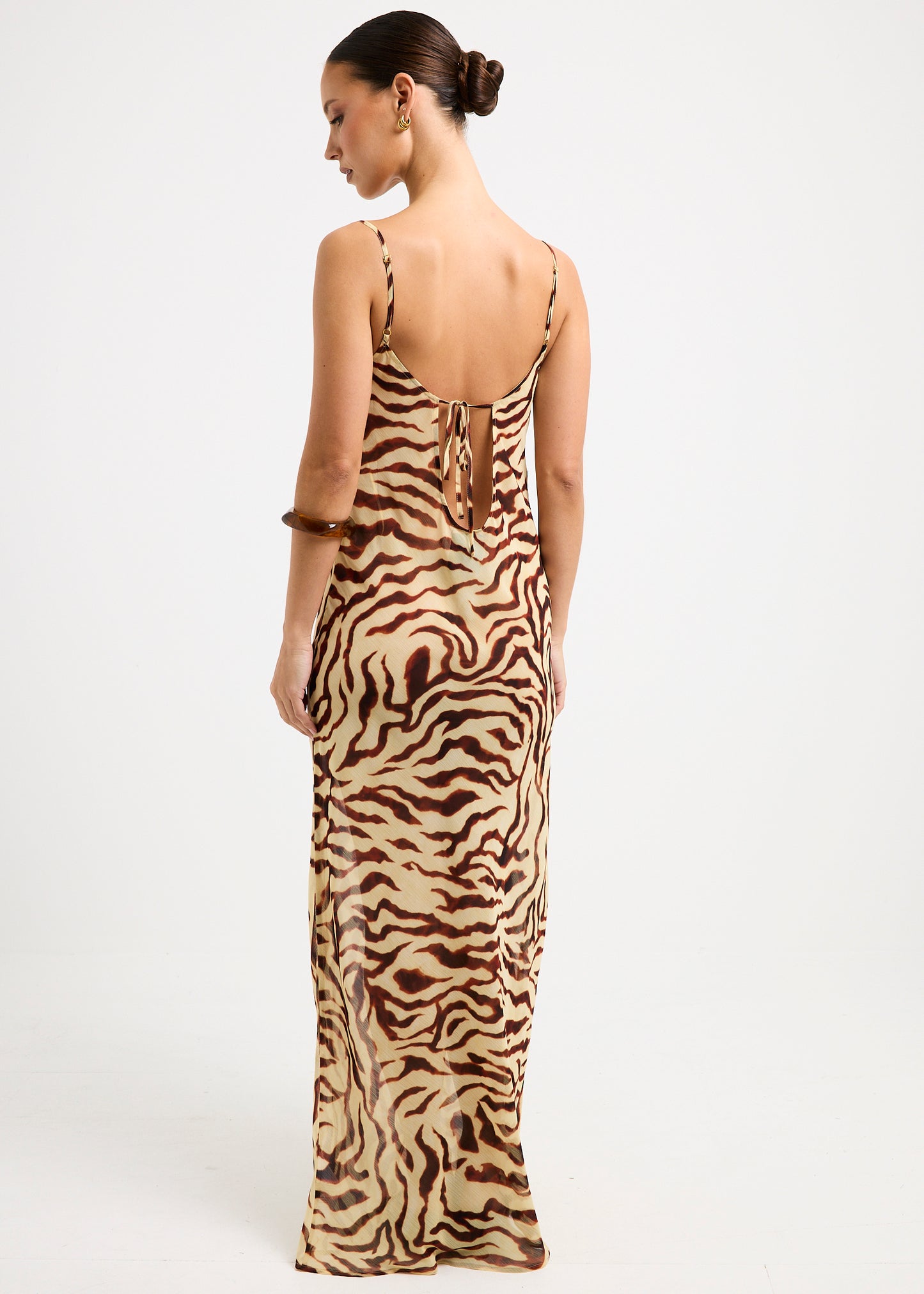 Linda Sheer Slip Maxi Dress