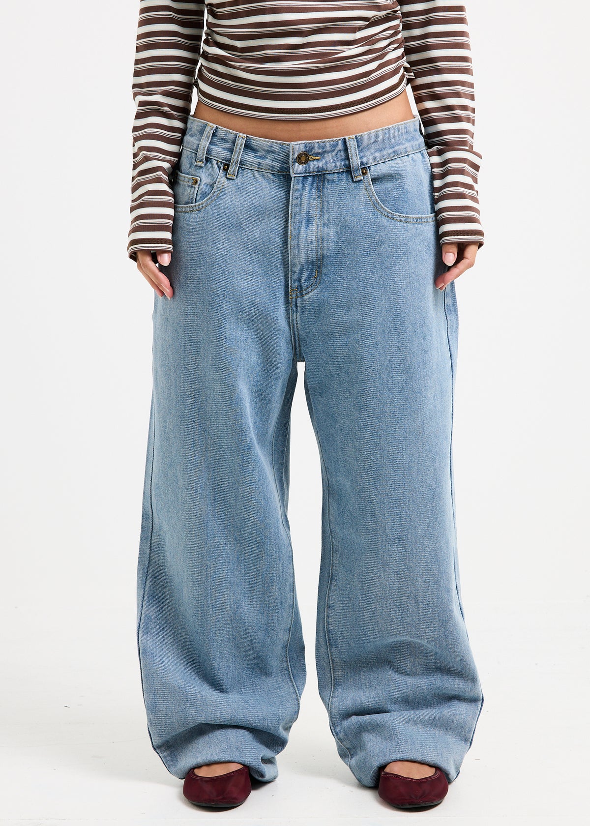 Bobby Baggy Dad Denim Jeans ISLAND BLUE