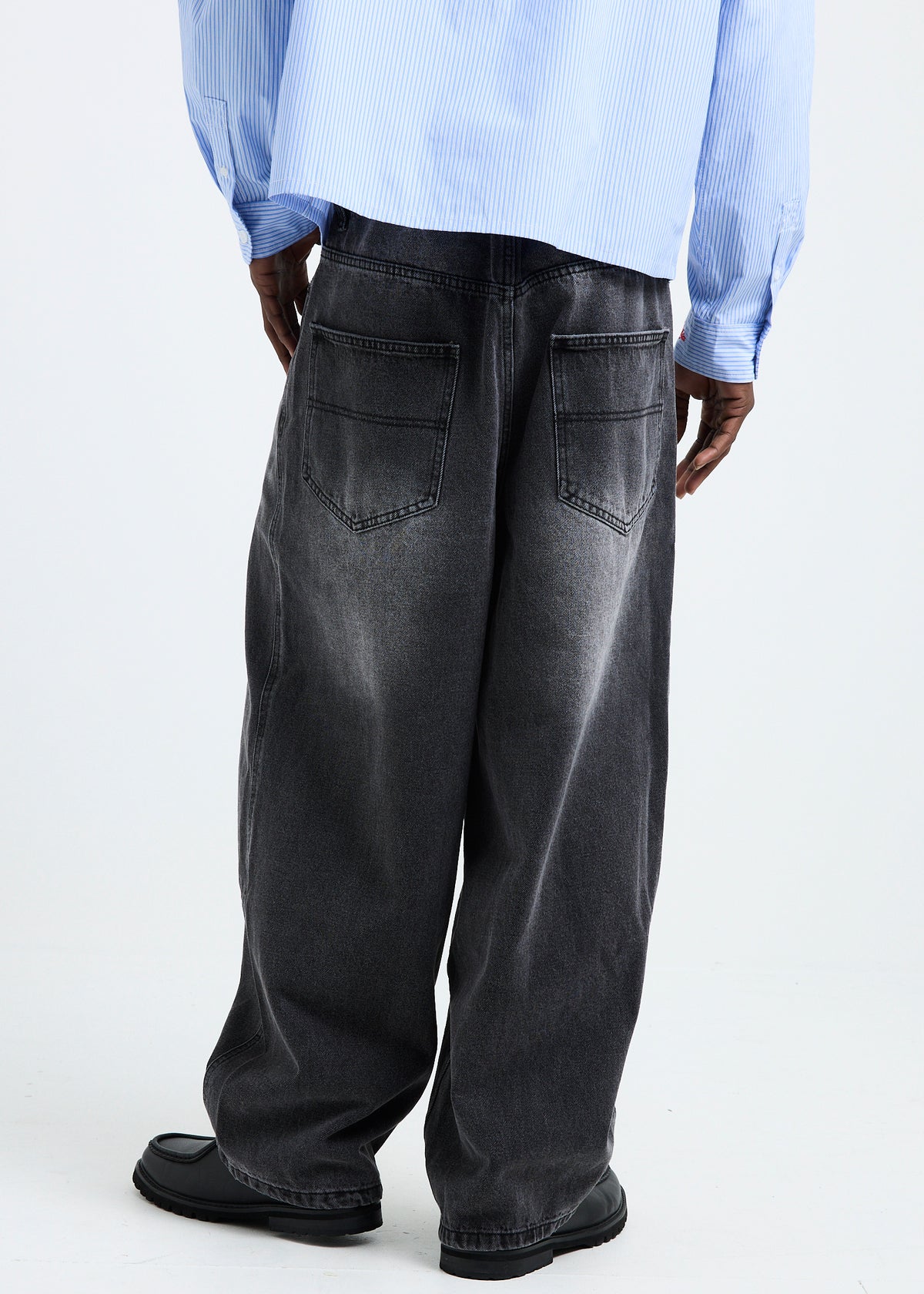Tokyo 3D Denim Jeans BLACK