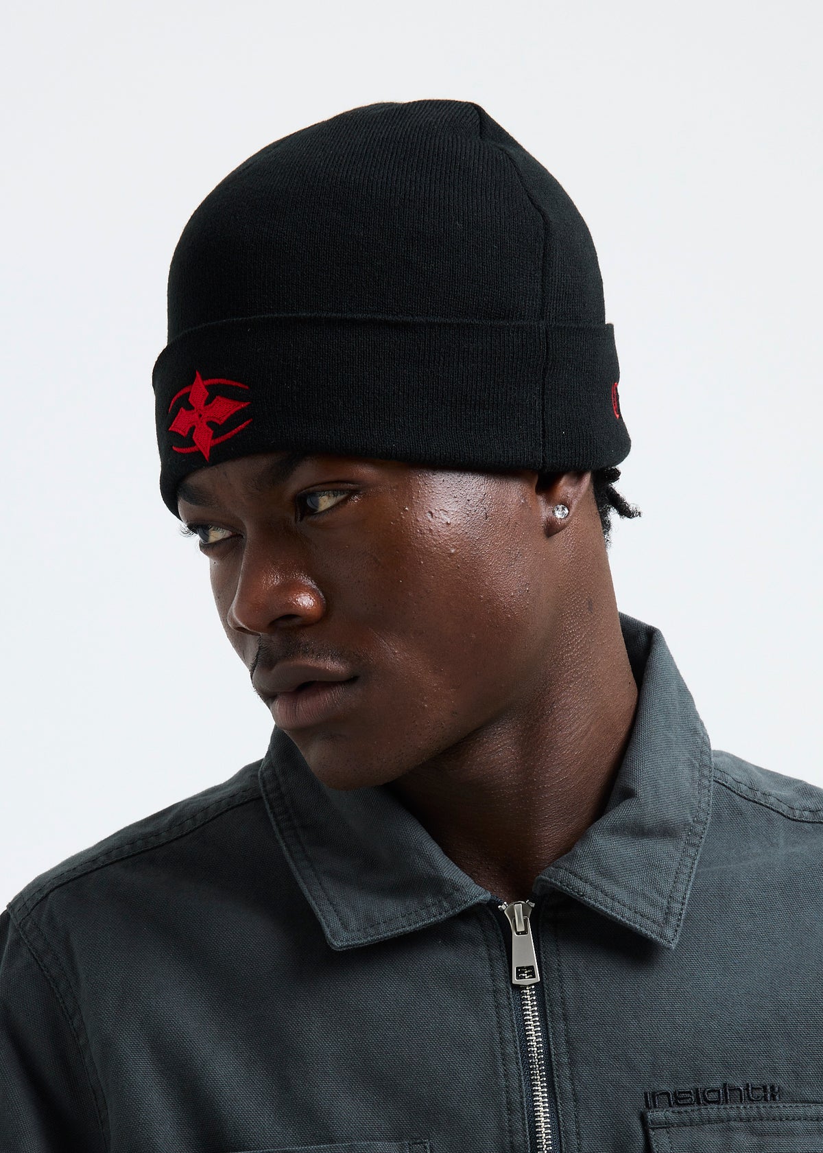 Cult Member Fold Beanie BLACK