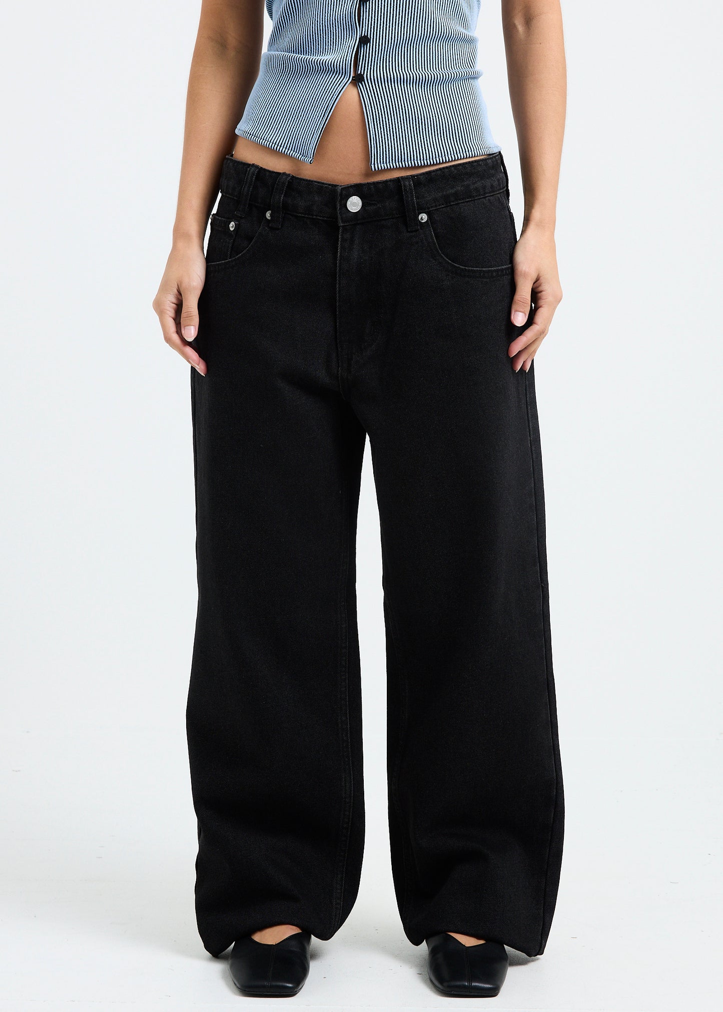 Bobby Baggy Dad Denim Jeans Petite