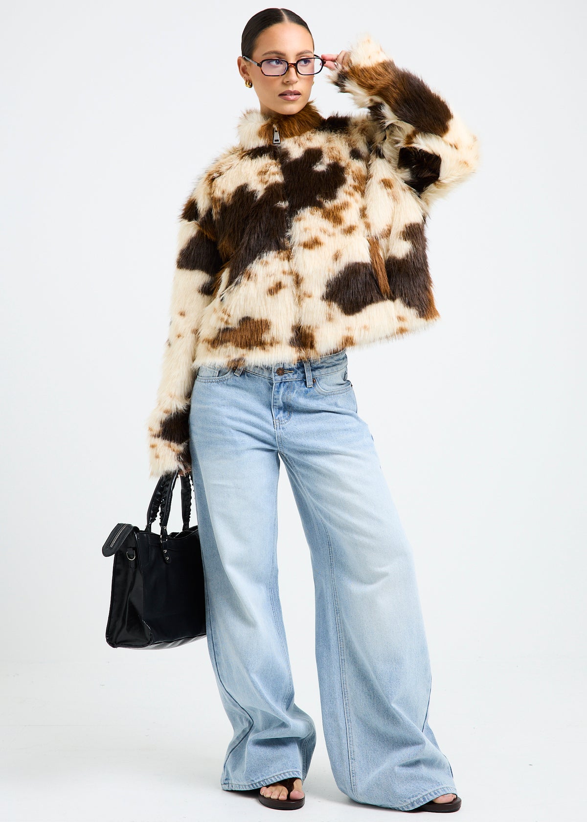 Highland Cow Print Jacket COW PRINT