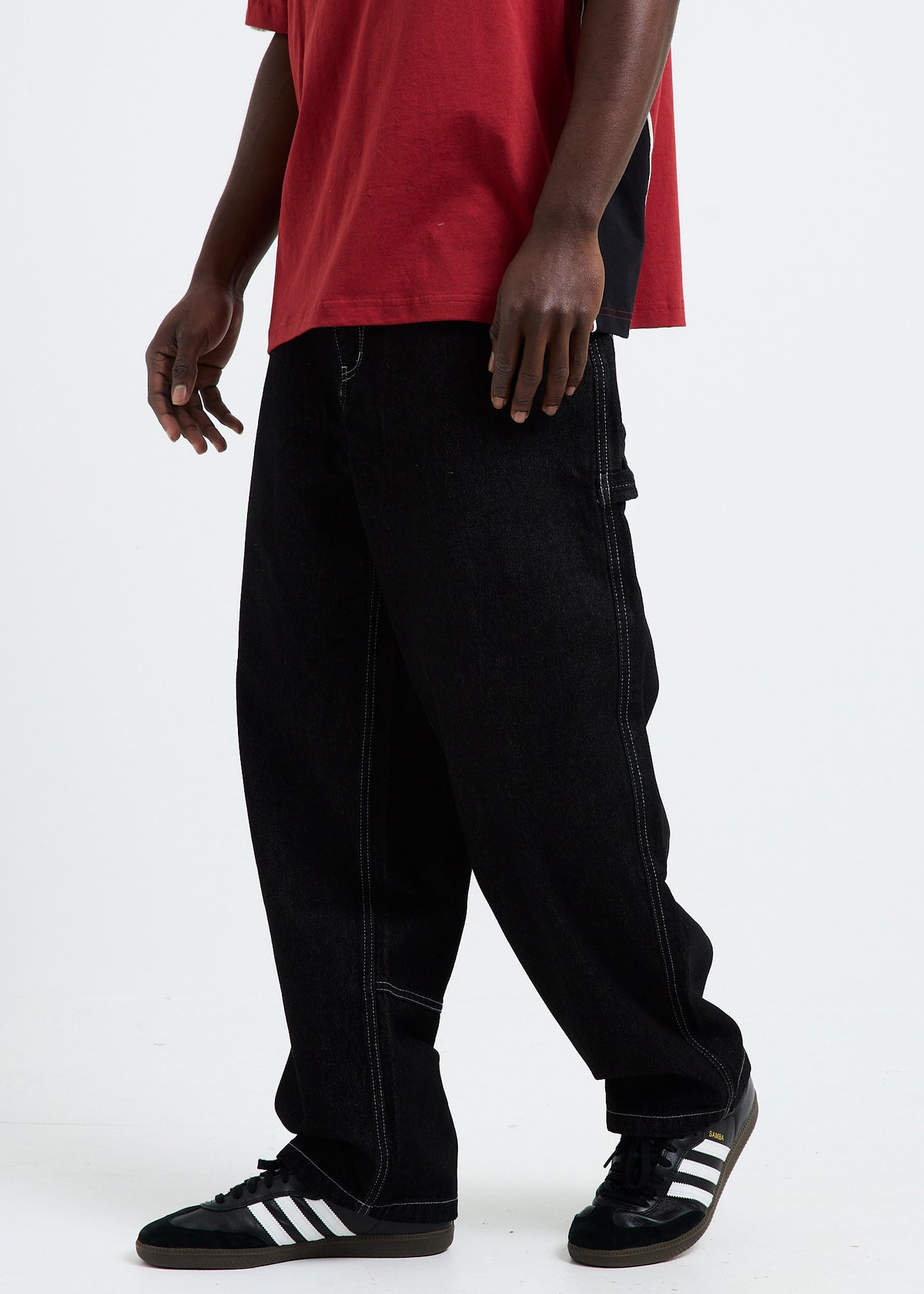 Supreme Denim Carpenter Jeans SILVER BLACK