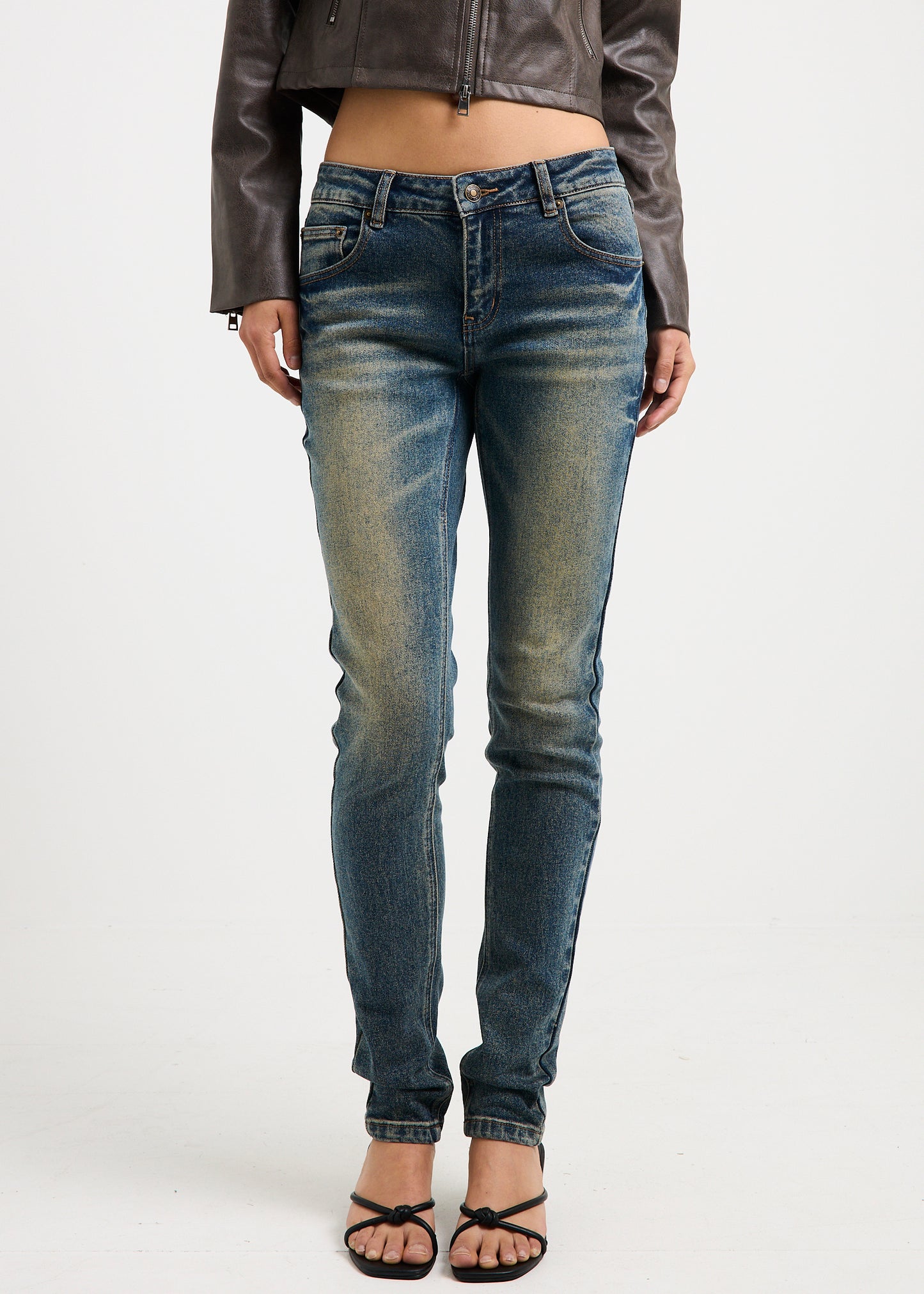Constance Low Rise Skinny Denim Jeans