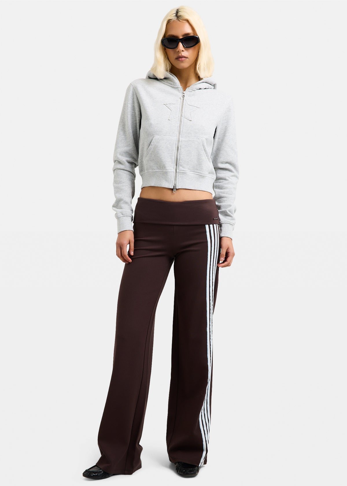 Johanna Fold Over Leggings CHOCOLATE