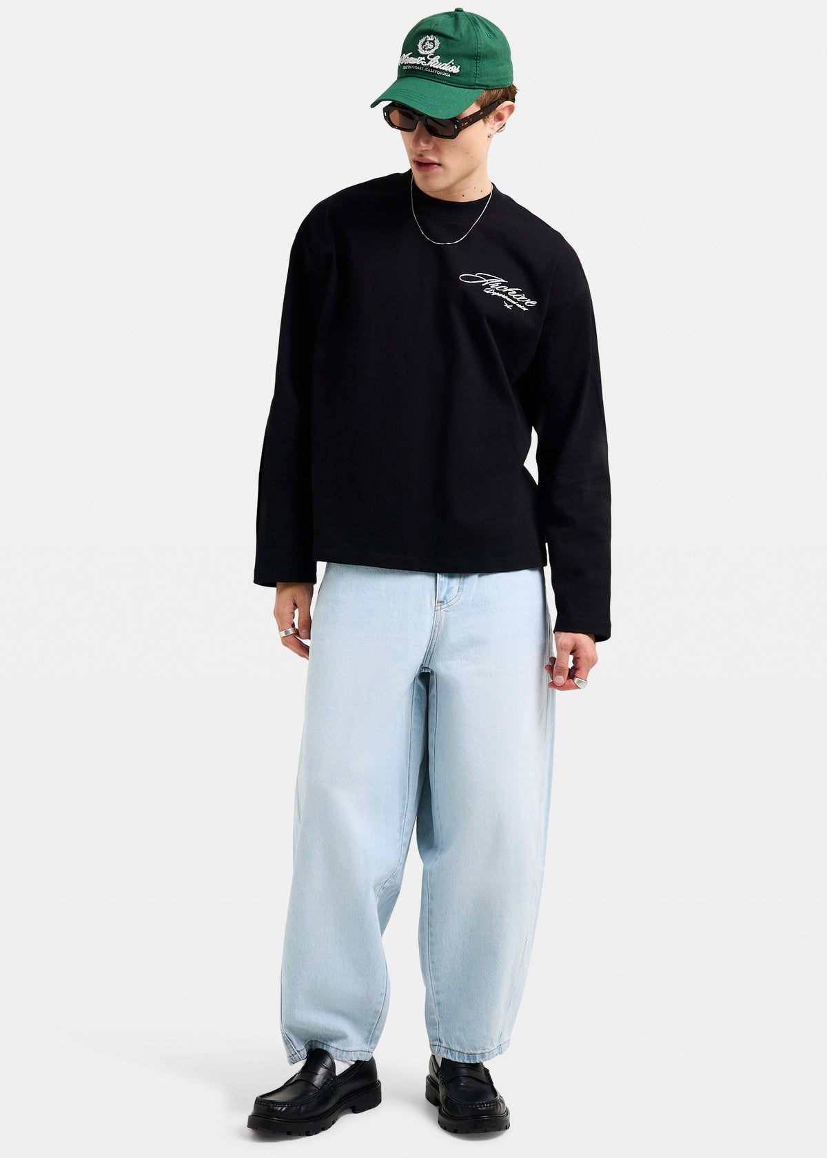 Disrupt Baggy Denim Jeans LIGHT BLUE