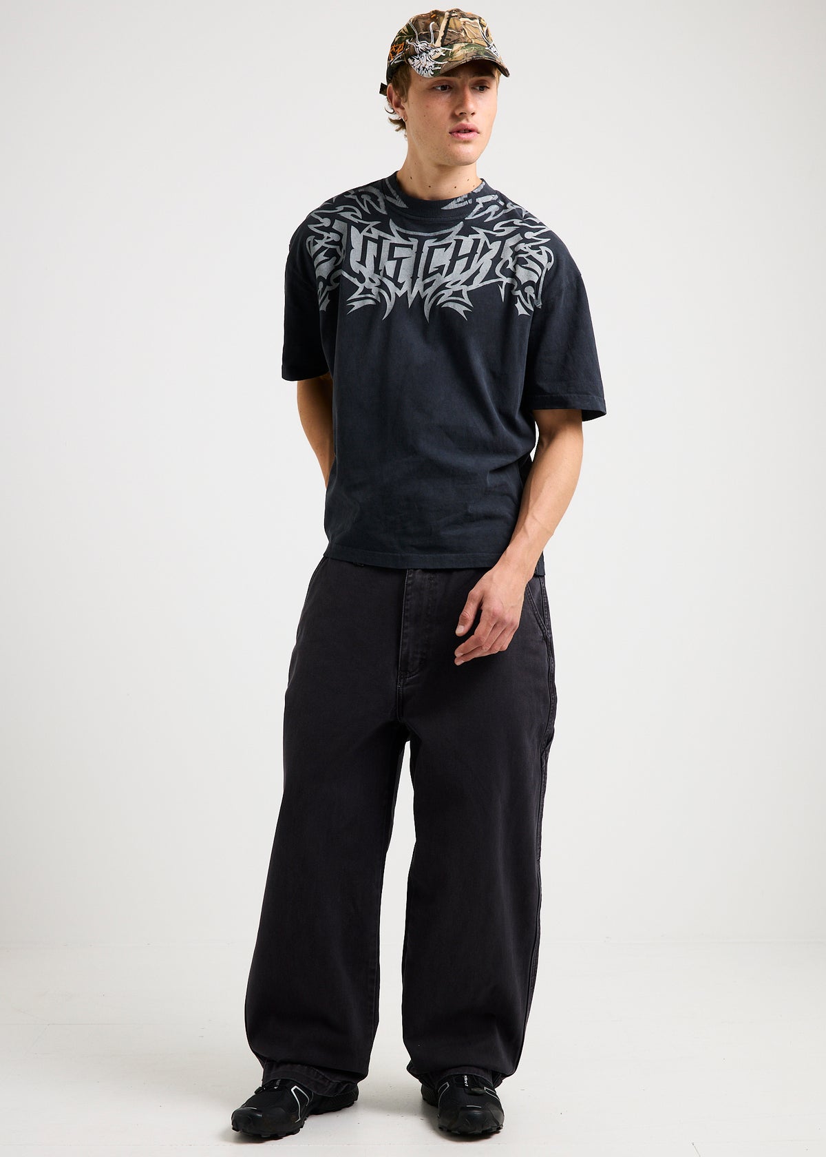 Skeely Baggy Street Pants PETROL