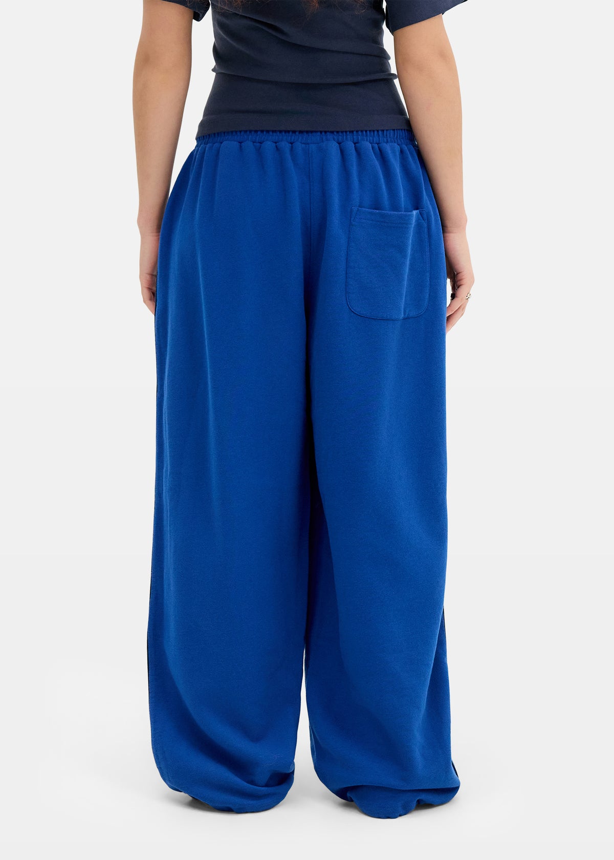 Harri Wide Leg Jogger Pants COBALT-5413