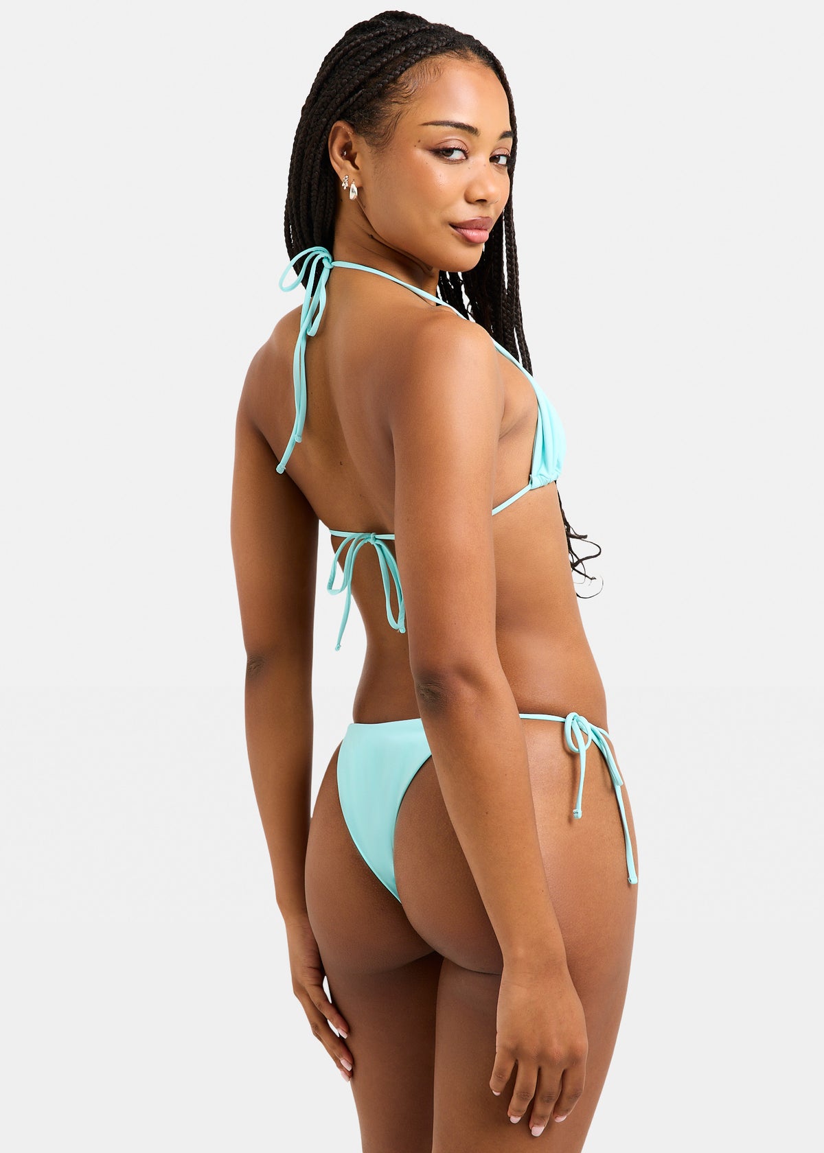 Halter Bikini Top AQUA