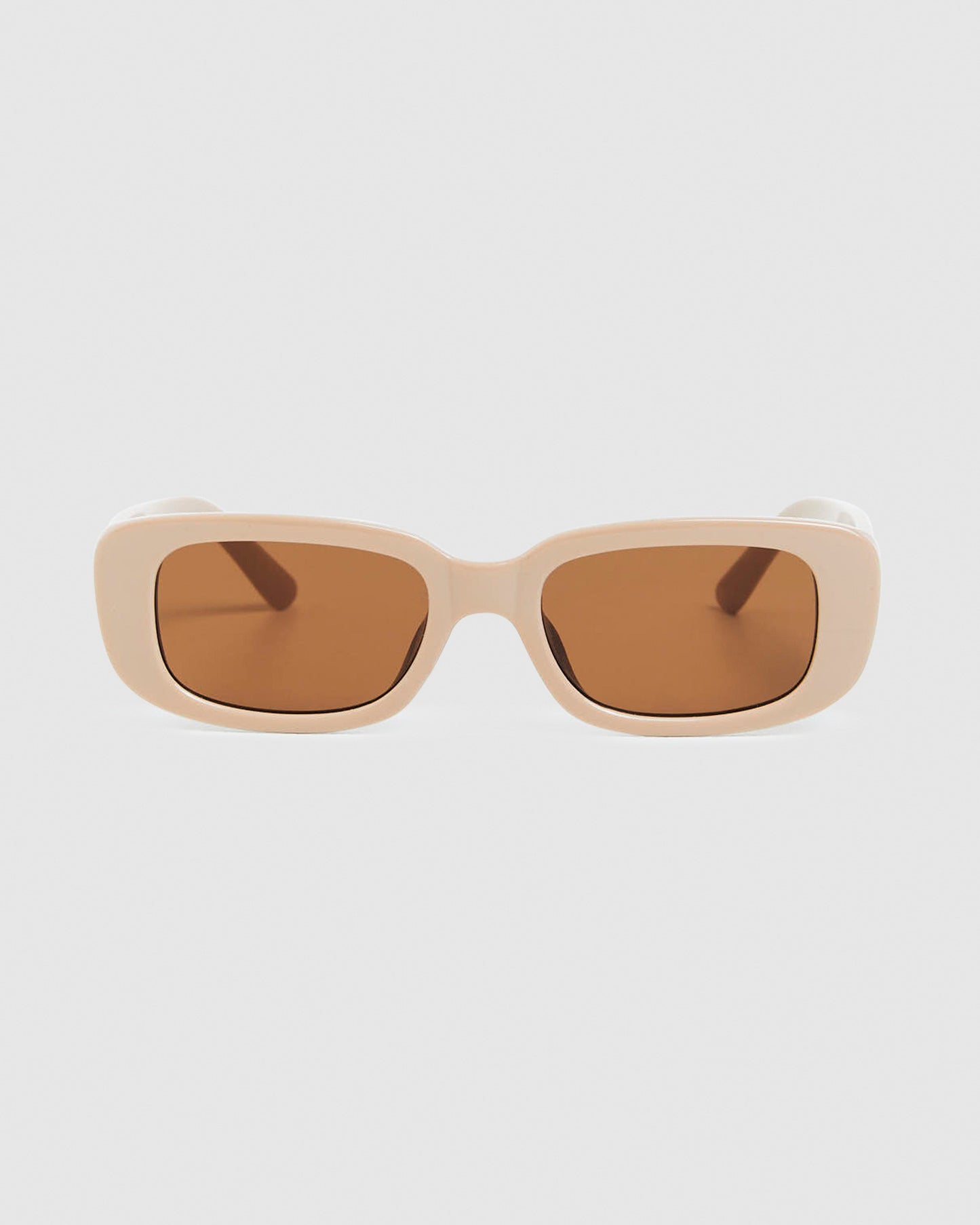 Rue Sunglasses Nude/Coffee