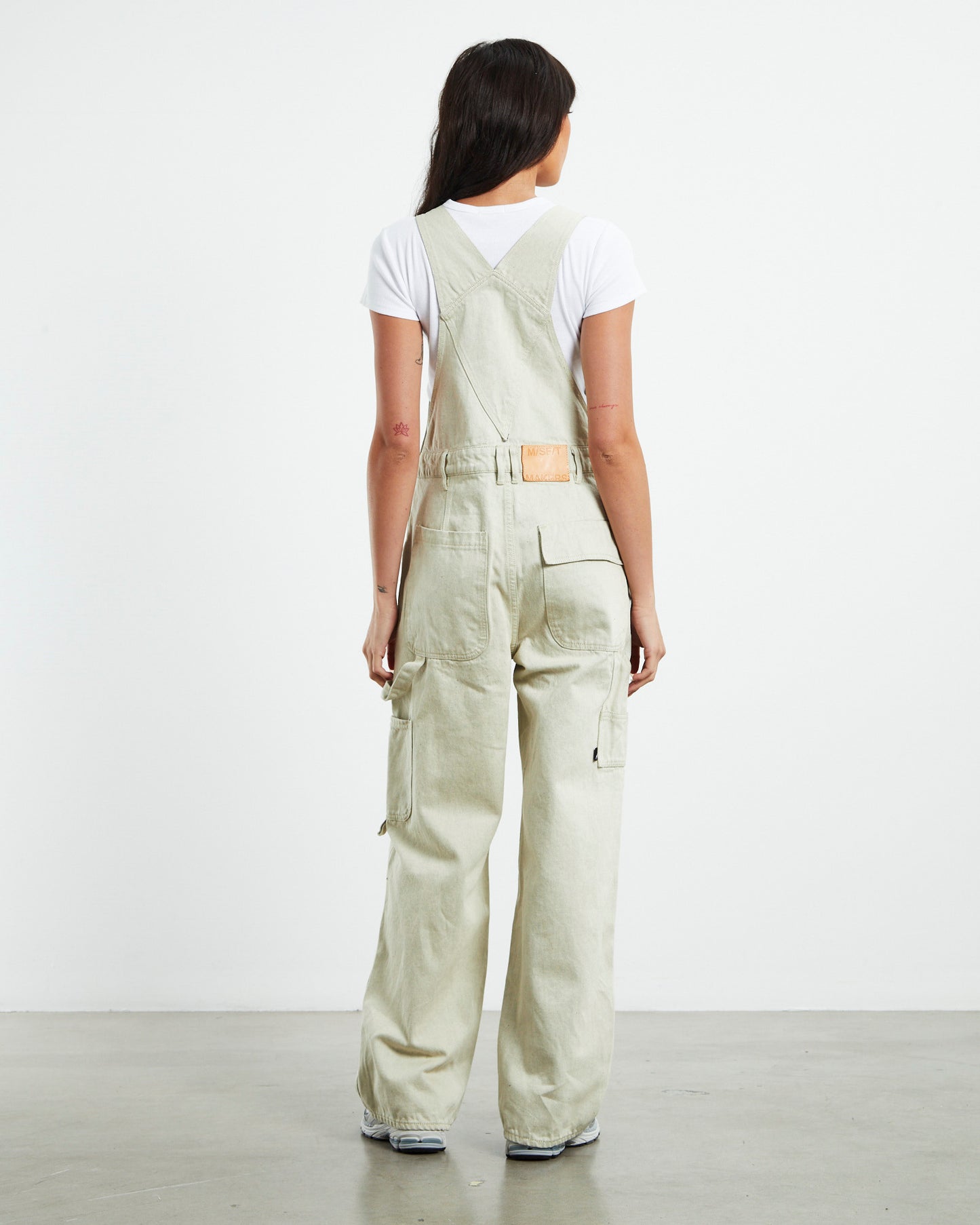 Unisex Makers Overalls Mellow Ecru