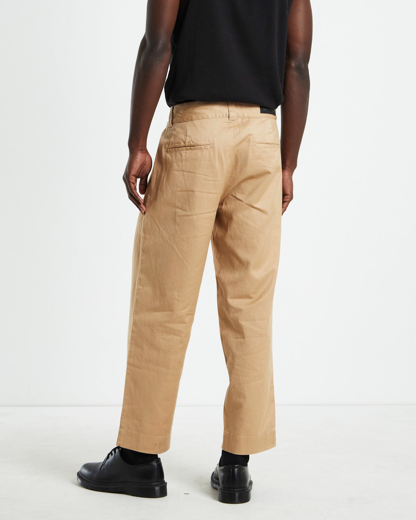 Mixed Business Suit Pants Tan