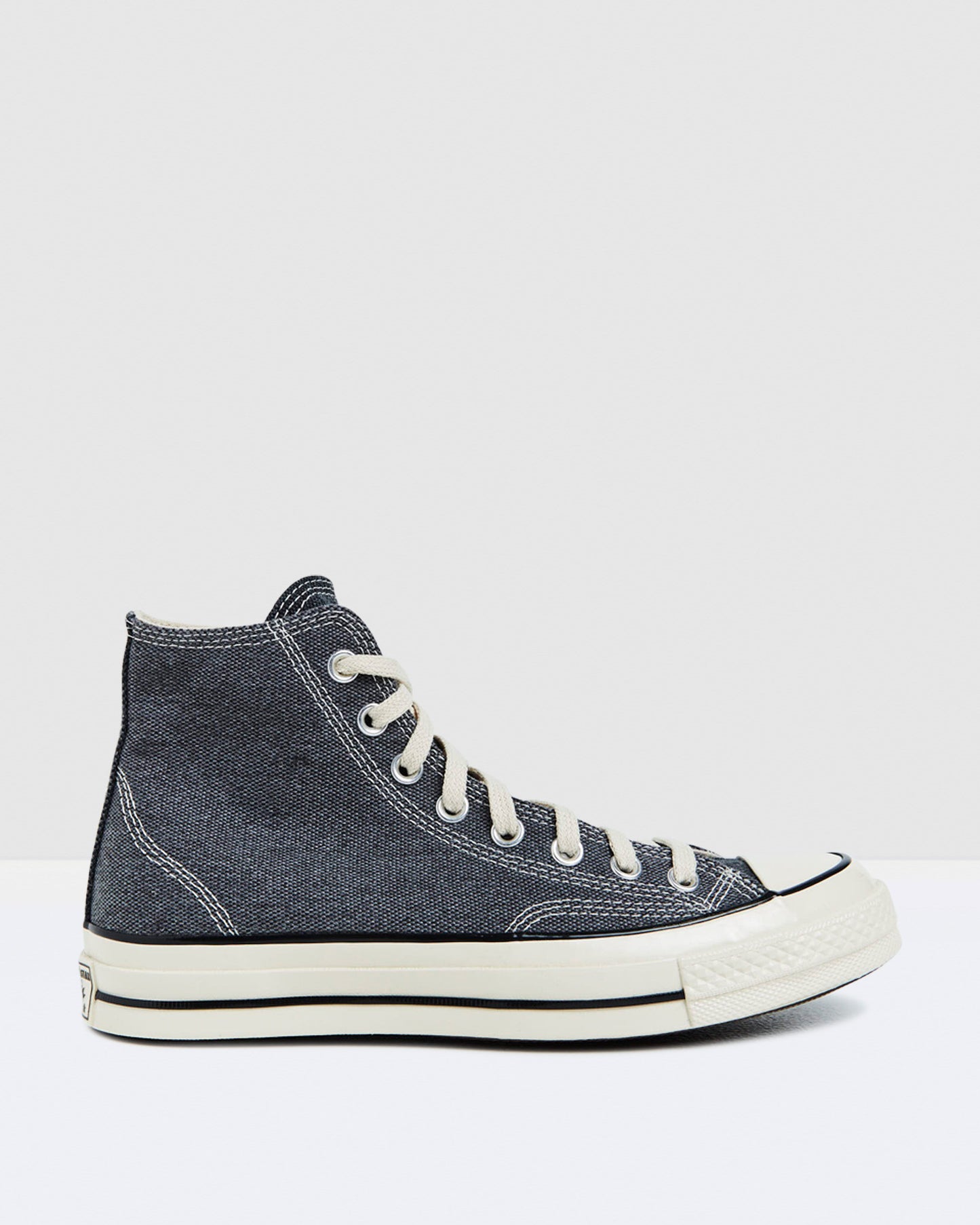 Chuck 70 Triple Stitch High Canvas Sneakers Charcoal