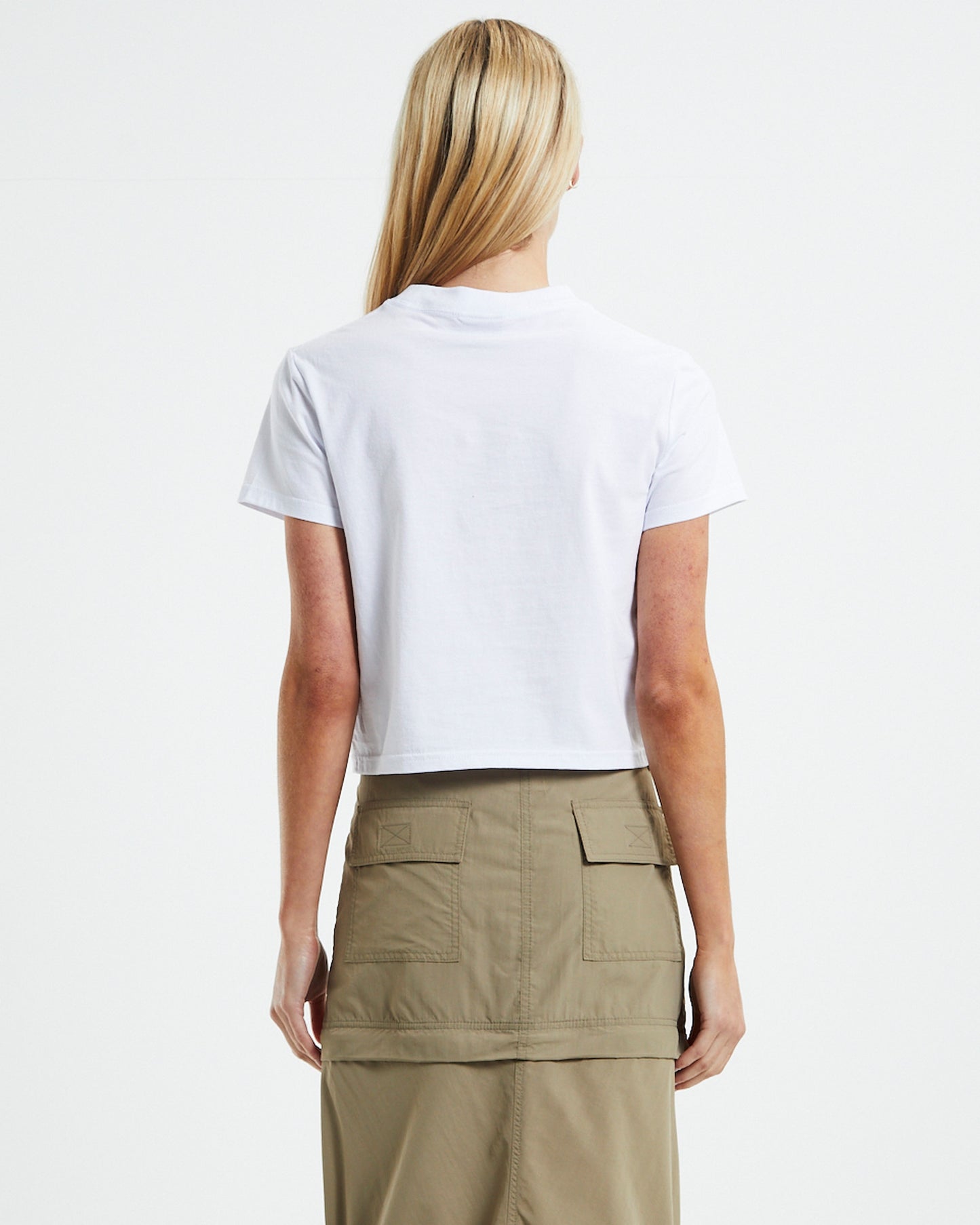 Flames Slim T-Shirt White