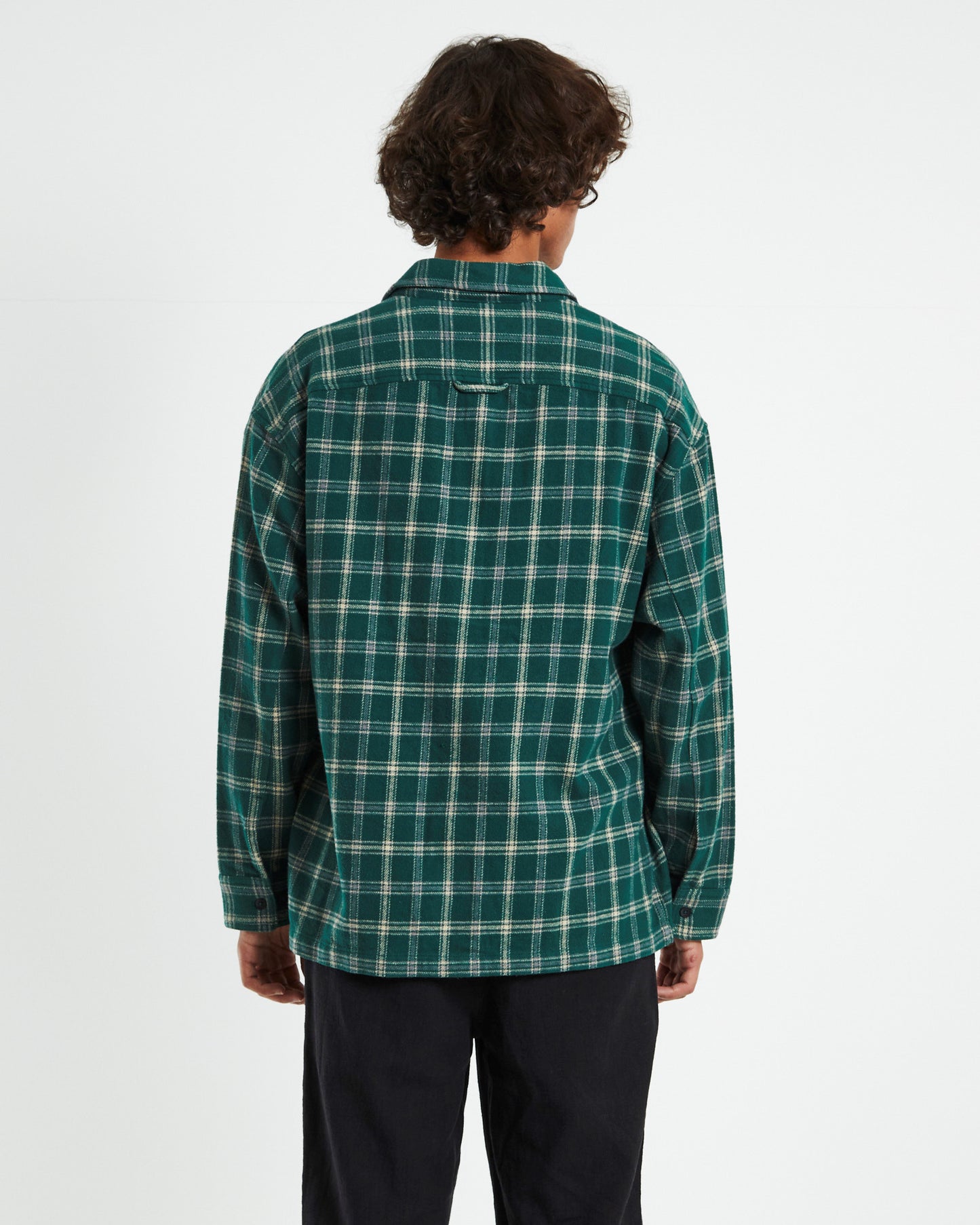 Portland Flanno Forest Green