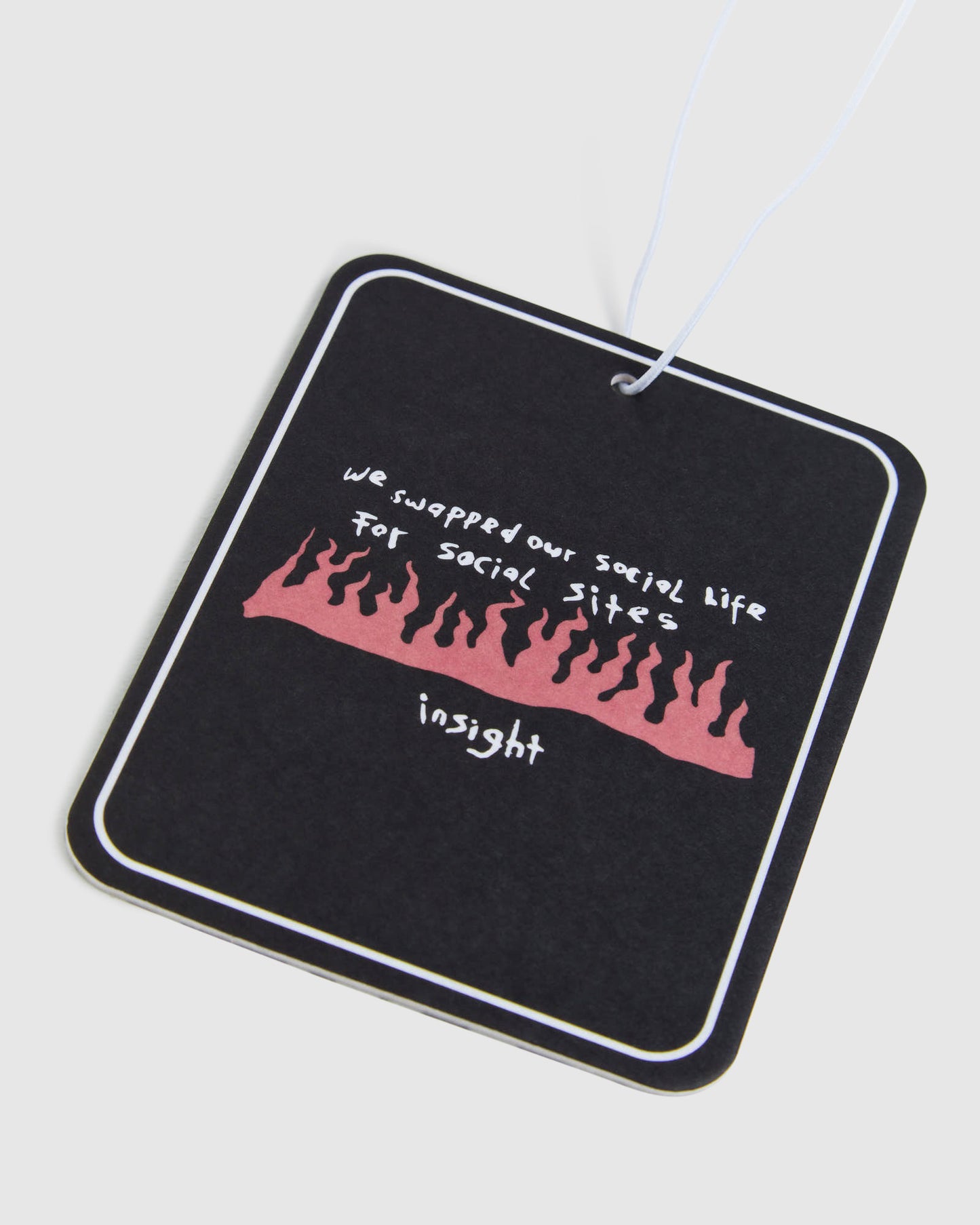 Social Sites Car Air Freshener Coconut